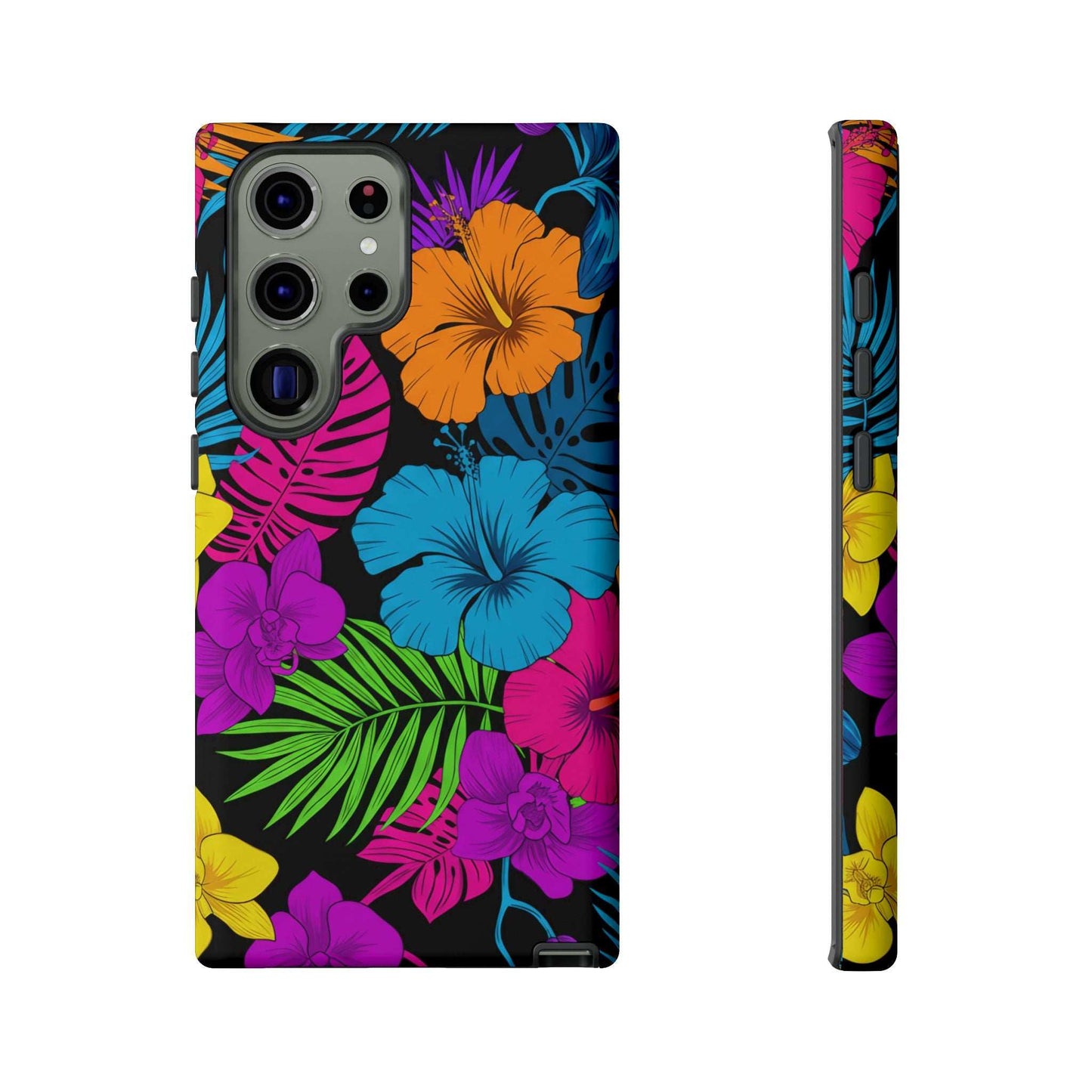 Modern Tropical Floral Design Samsung Phone Case