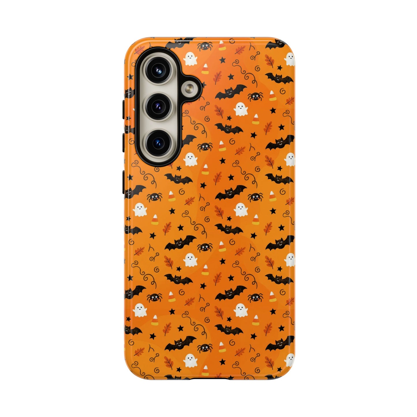 Boo-tiful Halloween Bat & Ghost Tough Phone Case