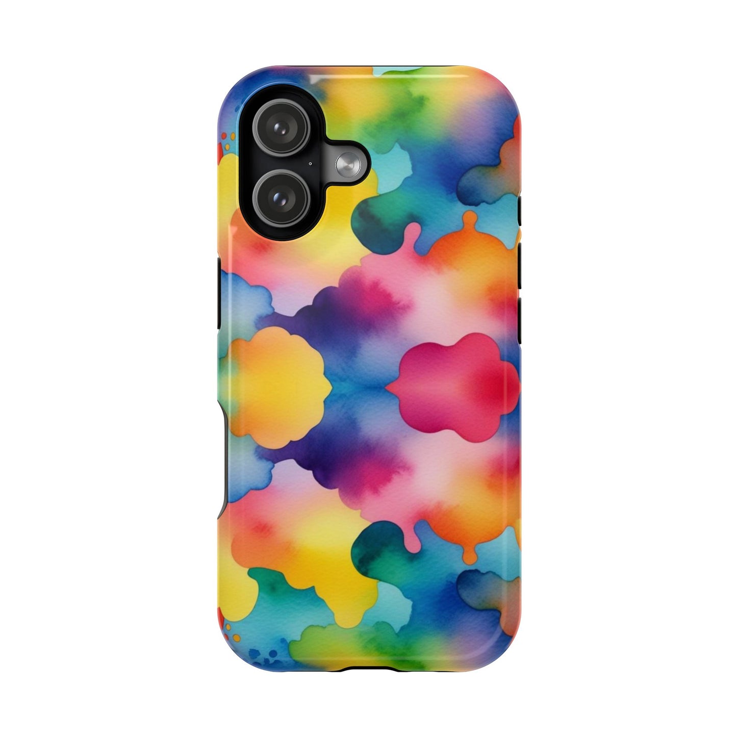 Watercolor Rainbow Clouds iPhone Tough Case