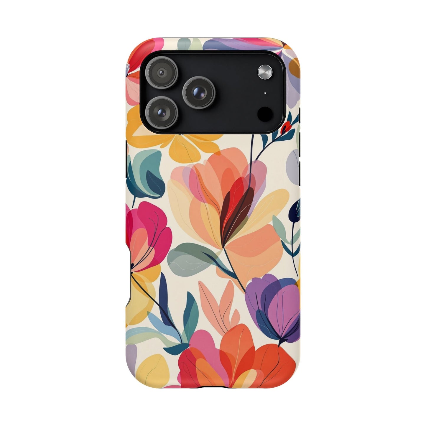 Watercolor Floral iPhone Case with vibrant floral design and durable protective cover