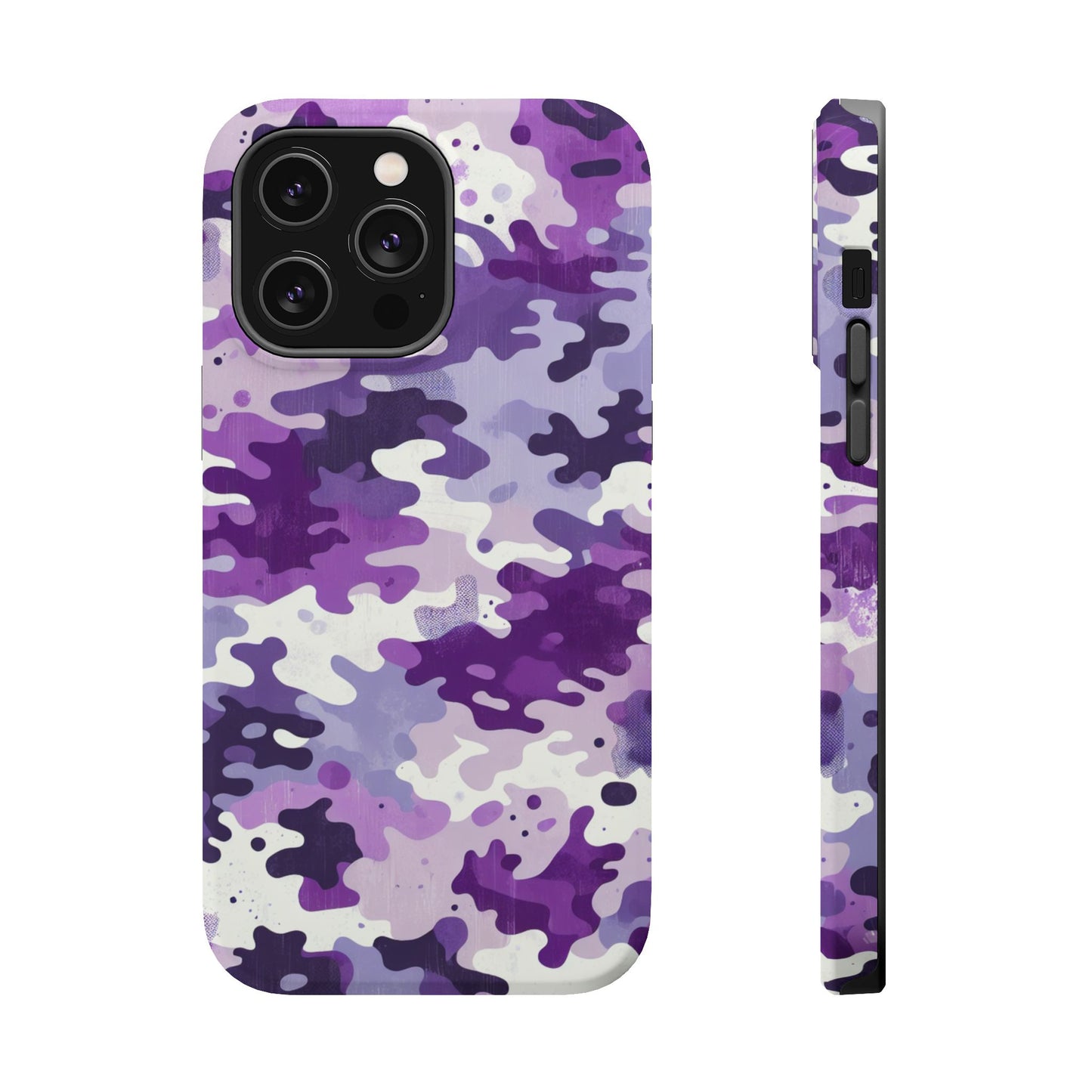 Purple Camouflage Design iPhone Tough Case -