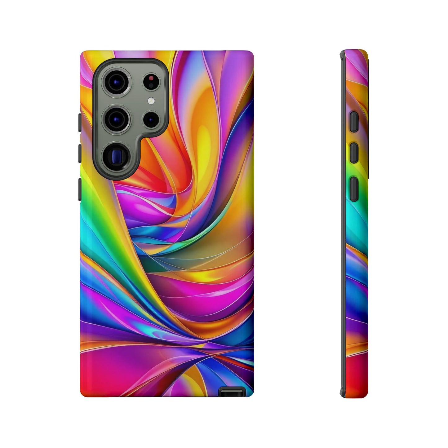 Deconstructed Rainbow Wave Samsung Tough Case