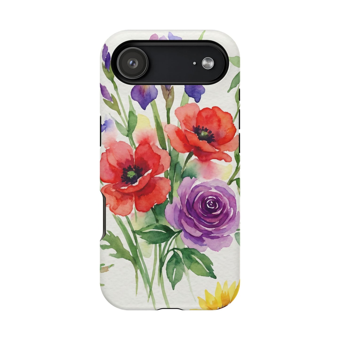 iPhone Case — Watercolor Bouquet Magnetic Impact-Resistant Case