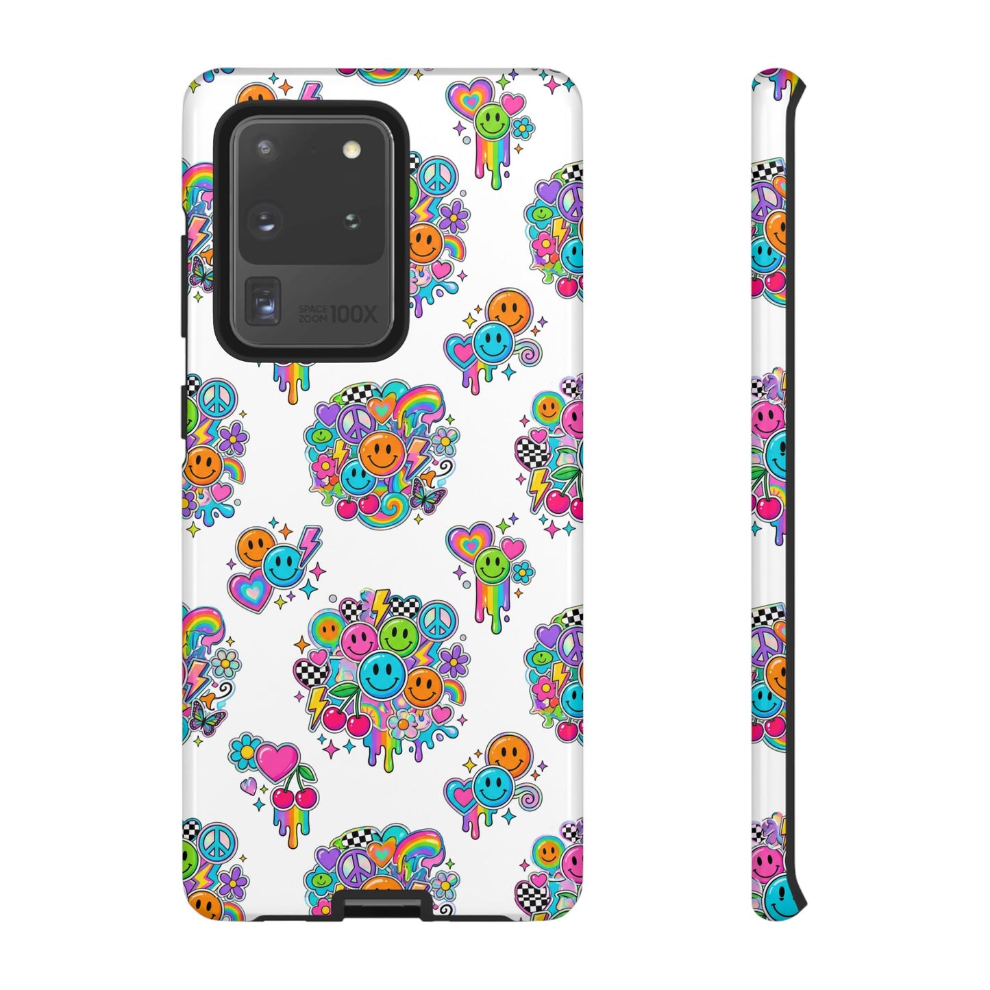 Retro Dopamine-Inspired Samsung Tough Phone Case