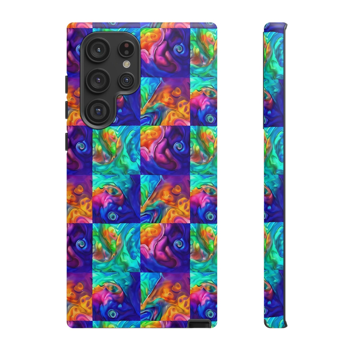 Abalone Swirl Samsung Phone Case — Glowing Shell Design