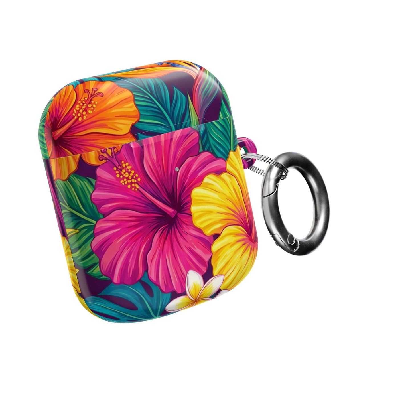 Vibrant Tropical Floral AirPod Case