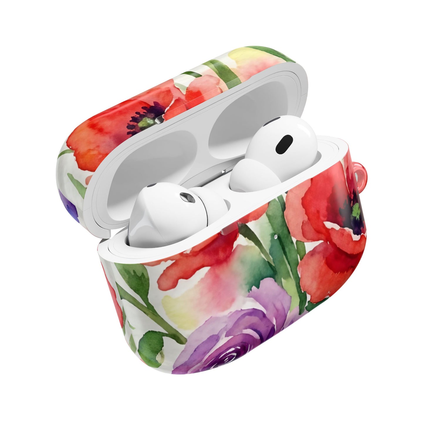 Watercolor Bouquet AirPod Case — Floral Protective Earbud Cover