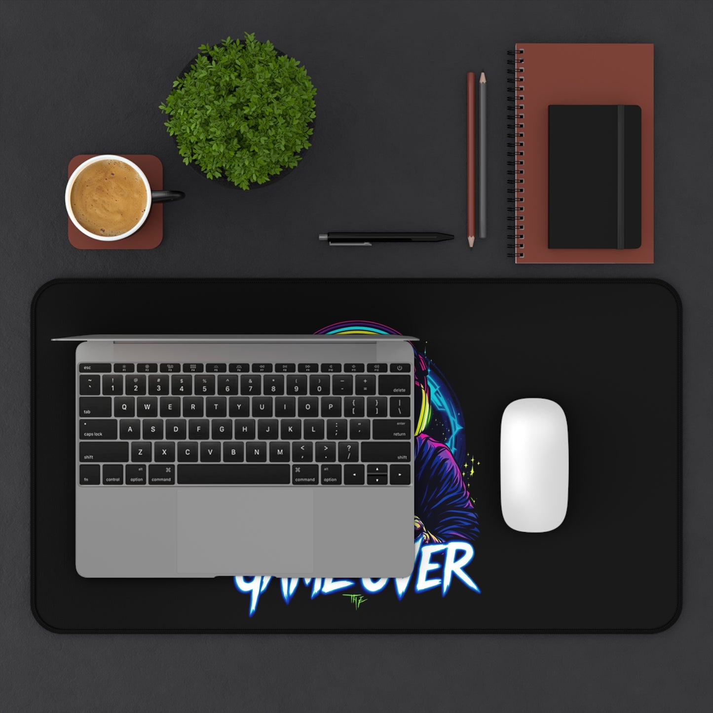 Game Over Themed Desk Mat