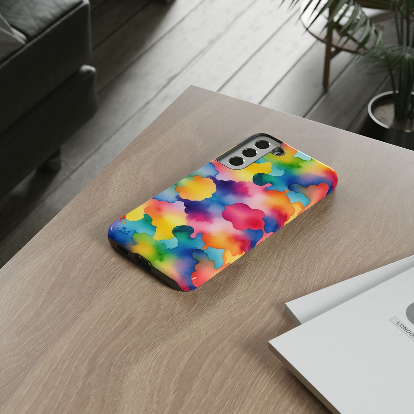 Rainbow Watercolor Samsung Tough Case