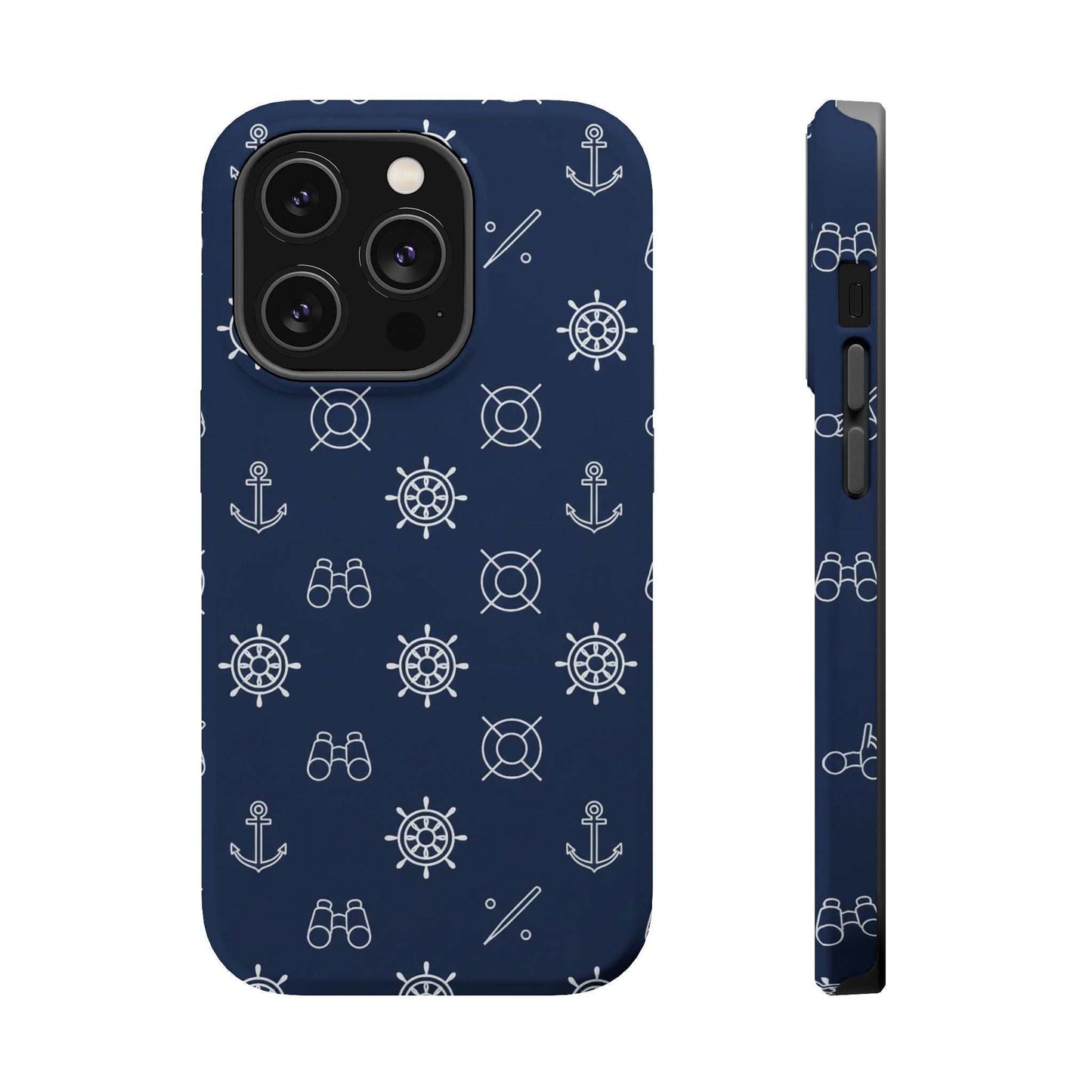 Minimalist Nautical iPhone Case — Magnetic Impact-Resistant Phone Case