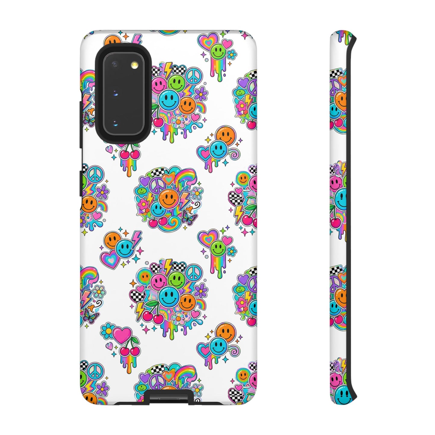 Retro Dopamine-Inspired Samsung Tough Phone Case