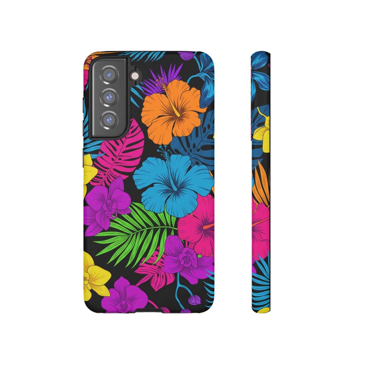 Modern Tropical Floral Design Samsung Phone Case