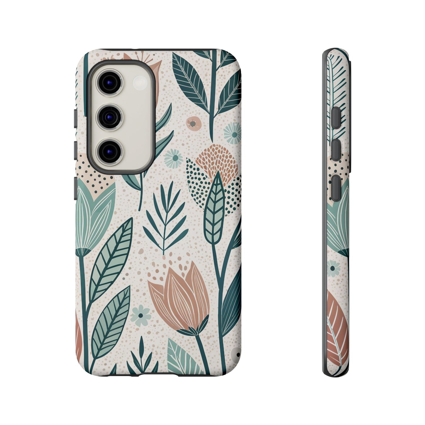 Swedish Inspired Floral Design Samsung Phone Case