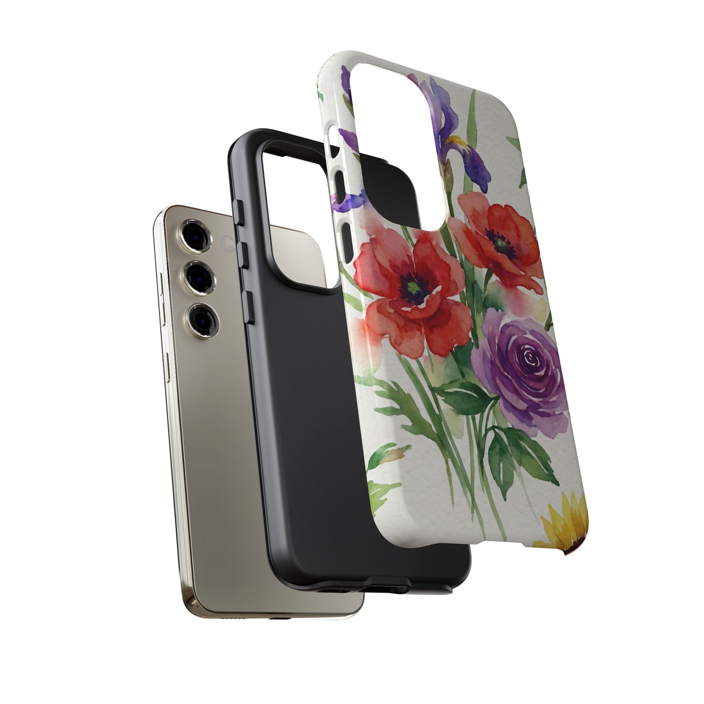 Watercolor Bouquet Samsung Phone Case — Tough Cases