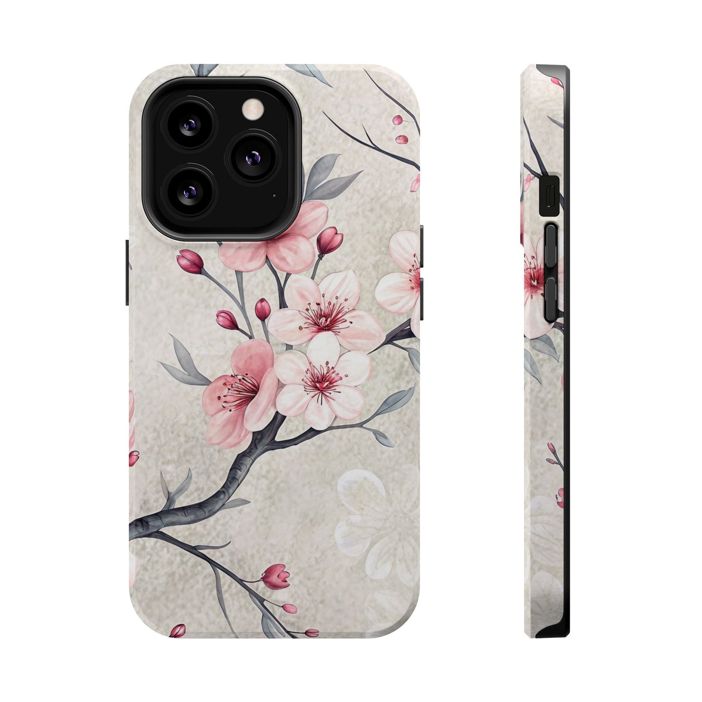 Japanese Cherry Blossom Magnetic iPhone Tough Cases
