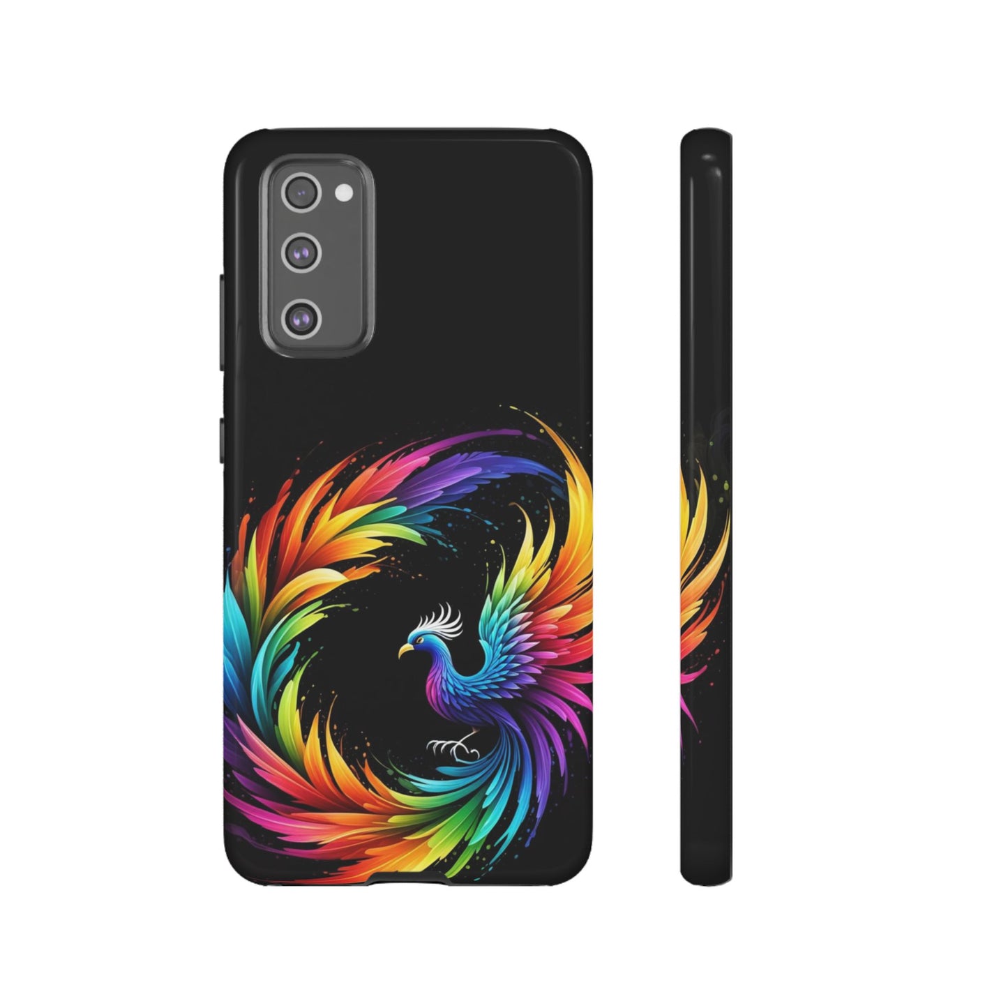 Rainbow Phoenix Design Samsung Phone Case