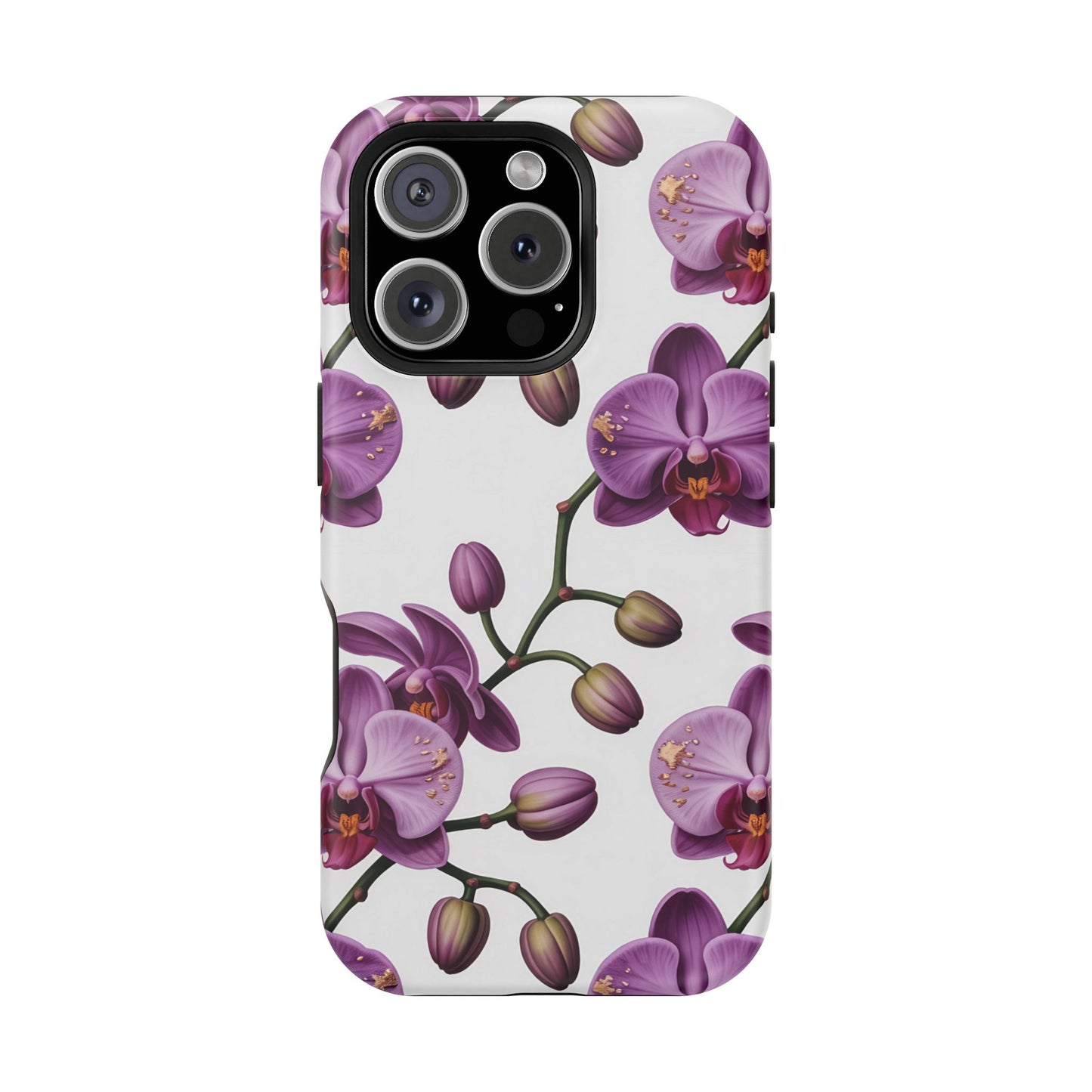 Purple Orchid Design iPhone Tough Case