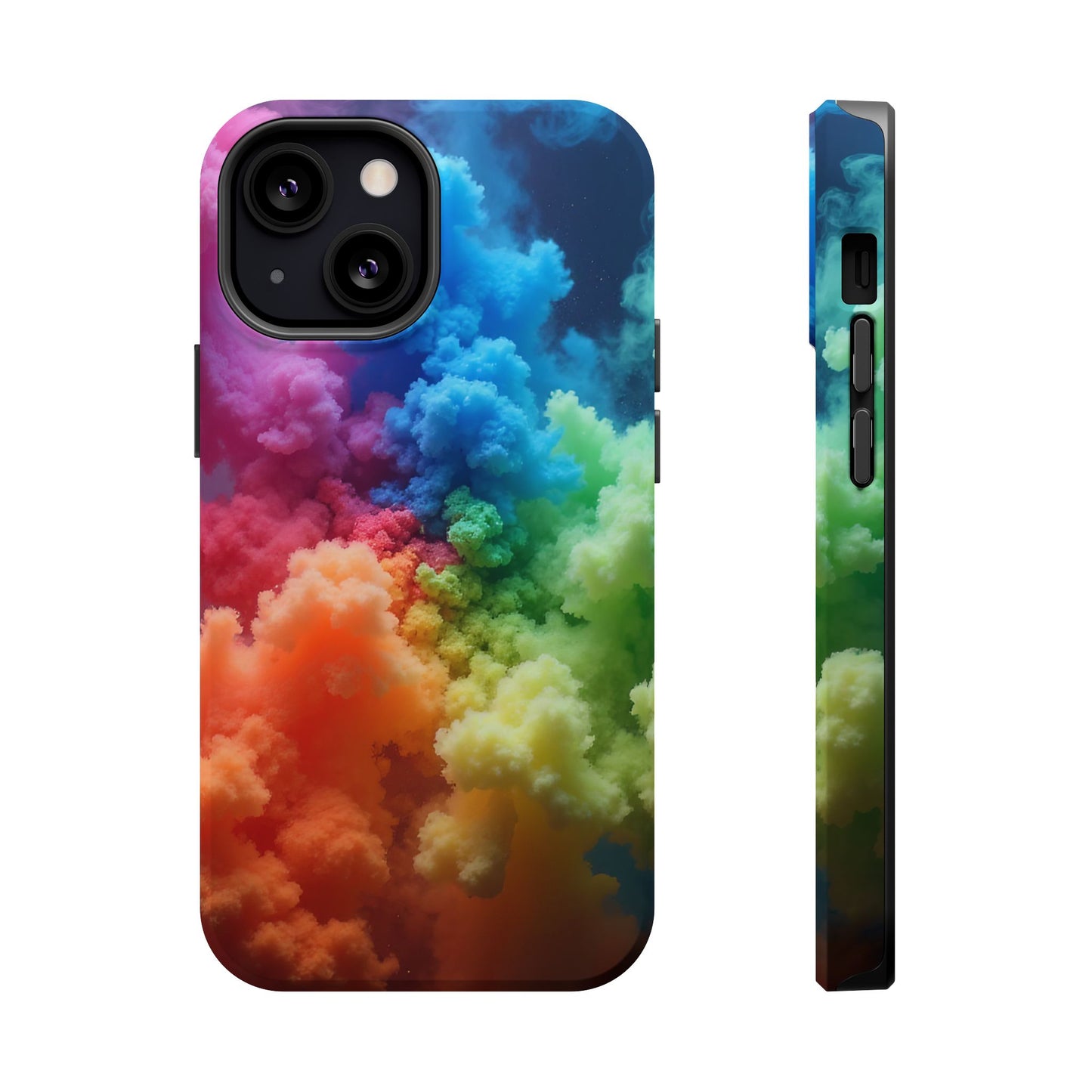 Rainbow Mist Tough Magnetic iPhone Case