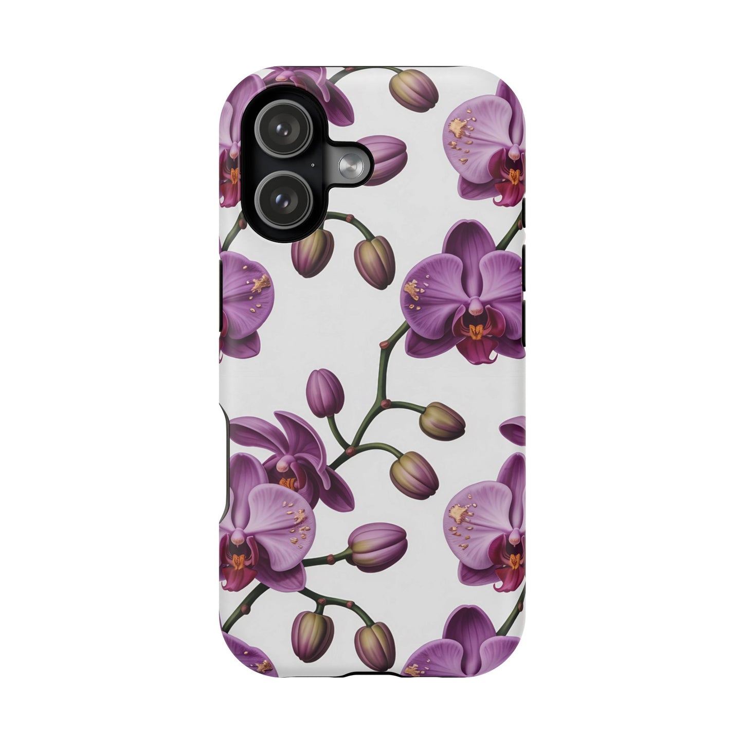 Purple Orchid Design iPhone Tough Case