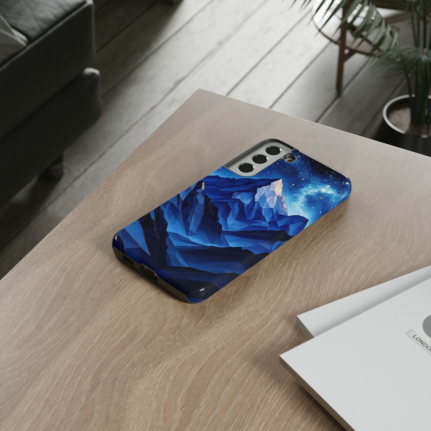 Blue Mountain Design Samsung Phone Case