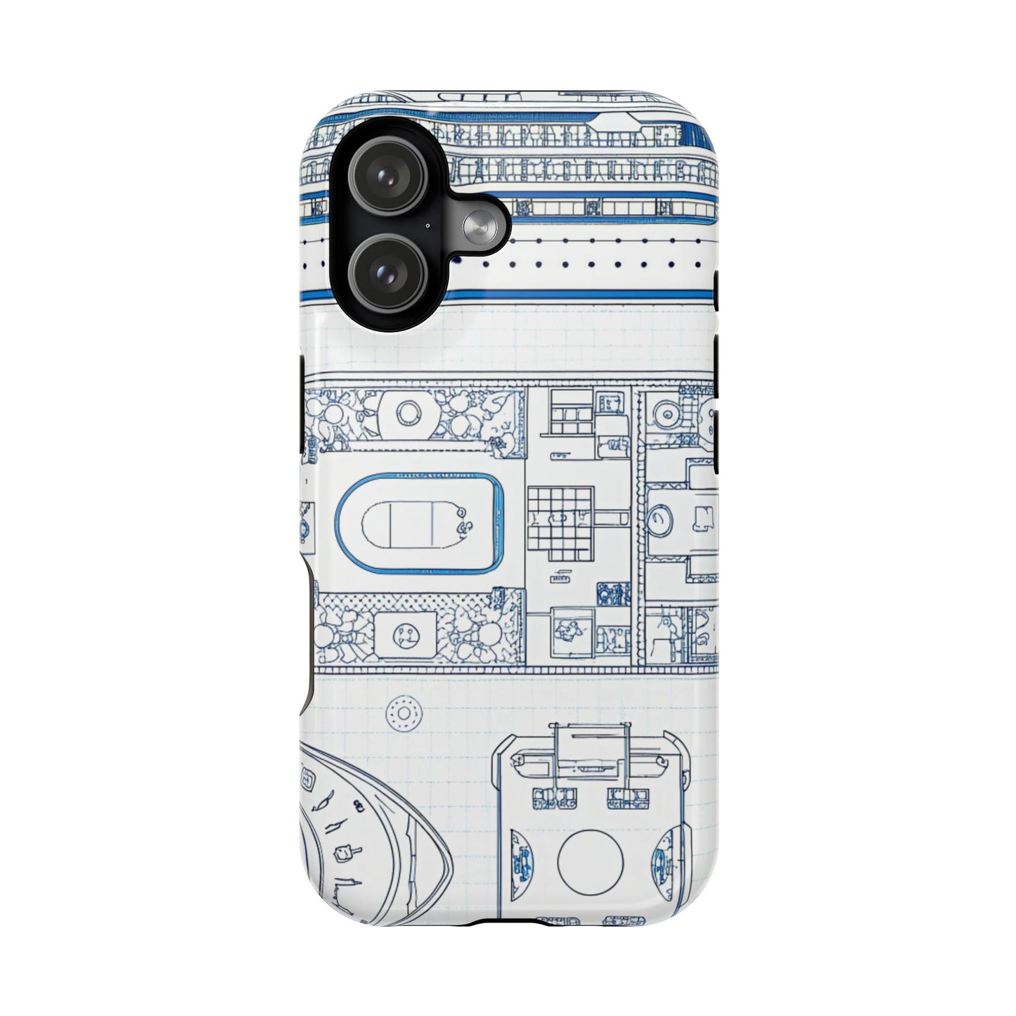 Cruise Ship Design Inspired iPhone Tough Case