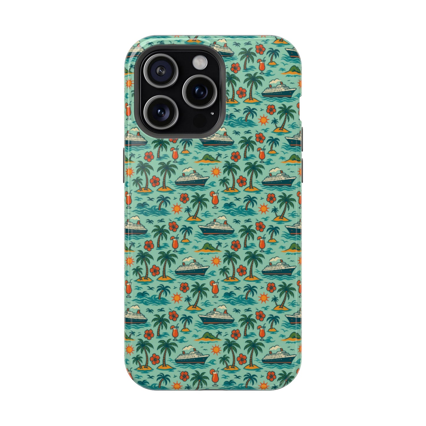 Tropical Cruise Tough iPhone Case