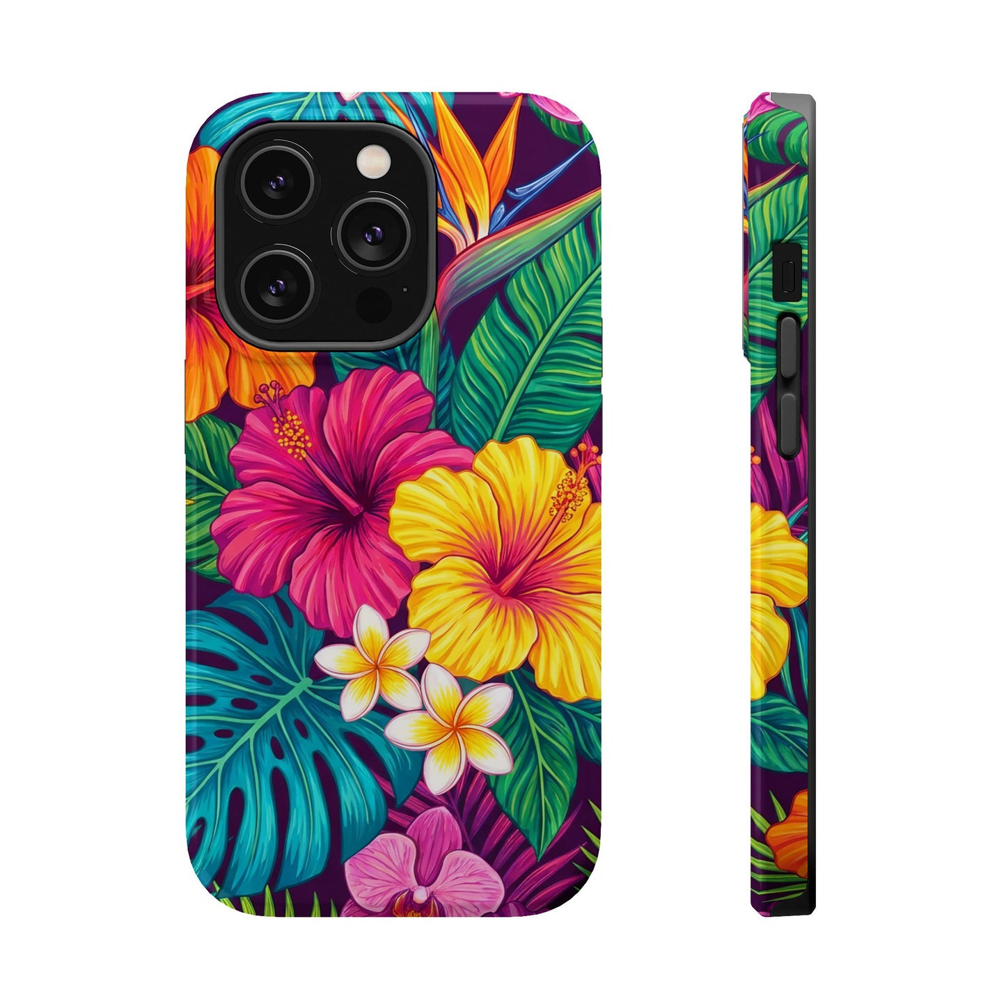 Vibrant Tropical iPhone Tough Case — Magnetic Impact-Resistant