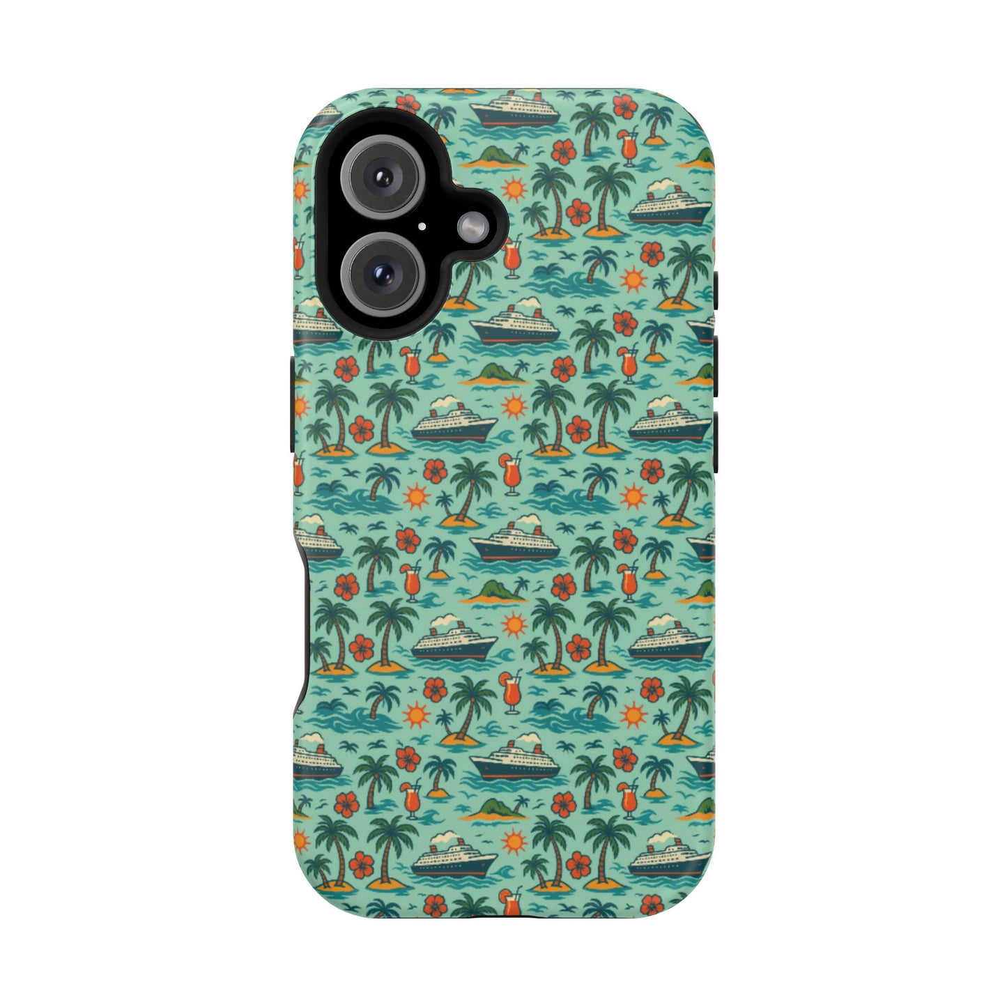 Tropical Cruise Tough iPhone Case