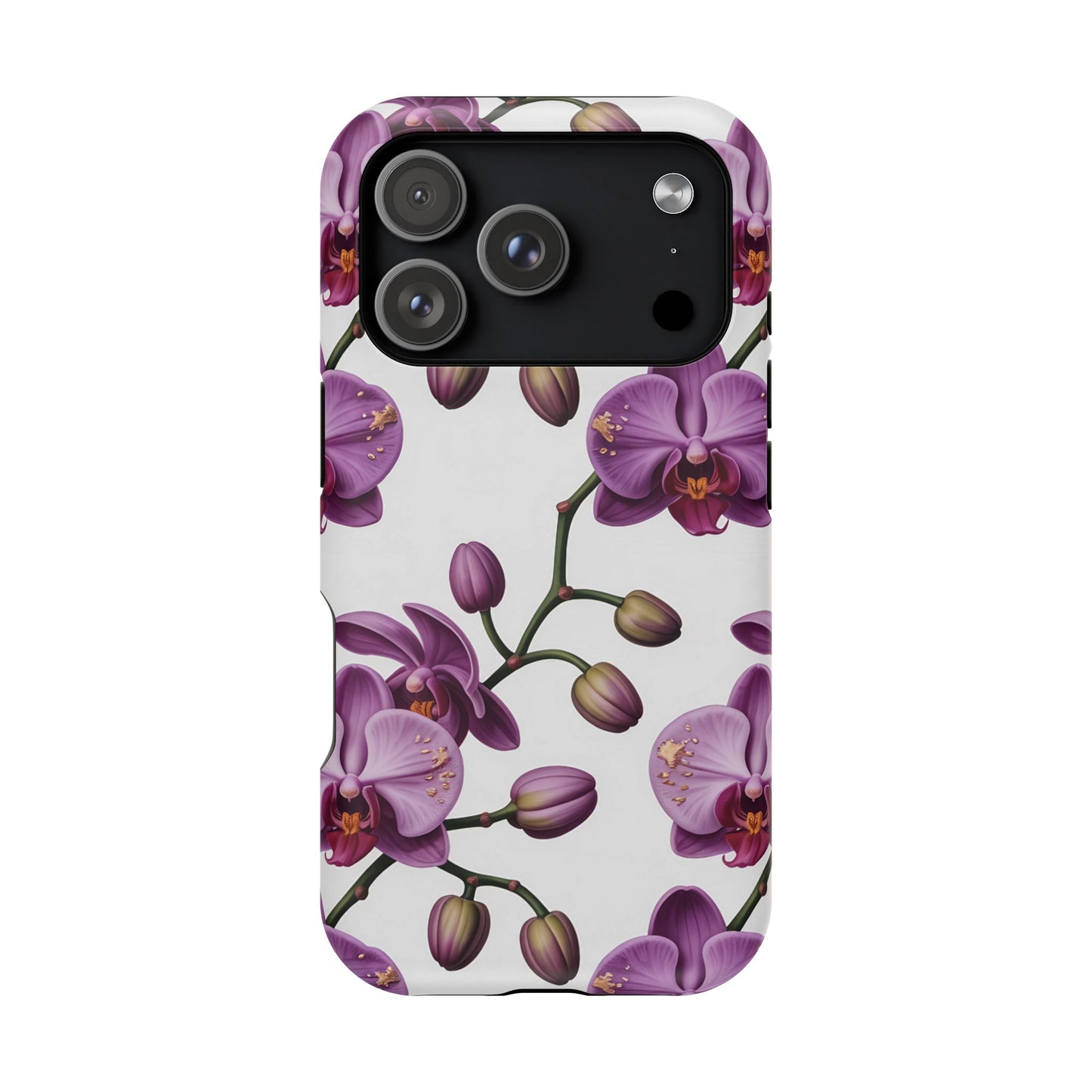 Purple Orchid Design iPhone Tough Case