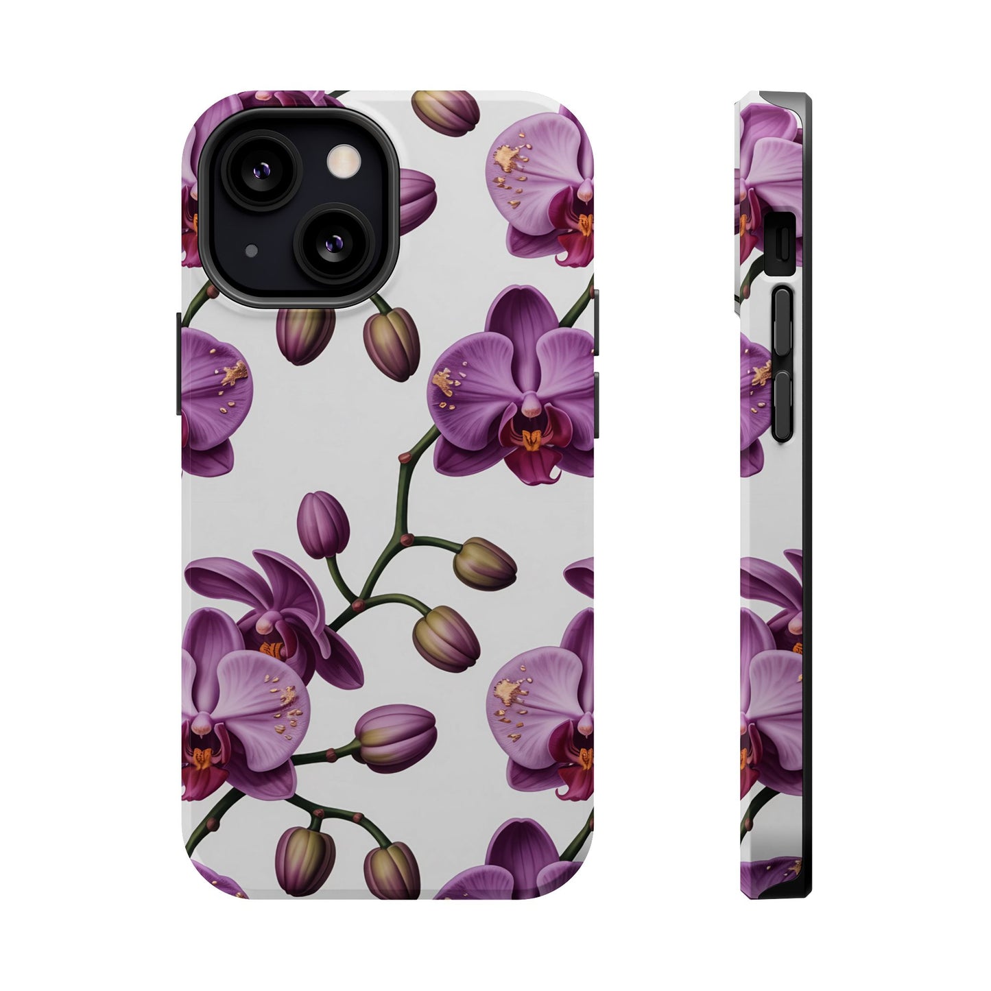 Purple Orchid Design iPhone Tough Case