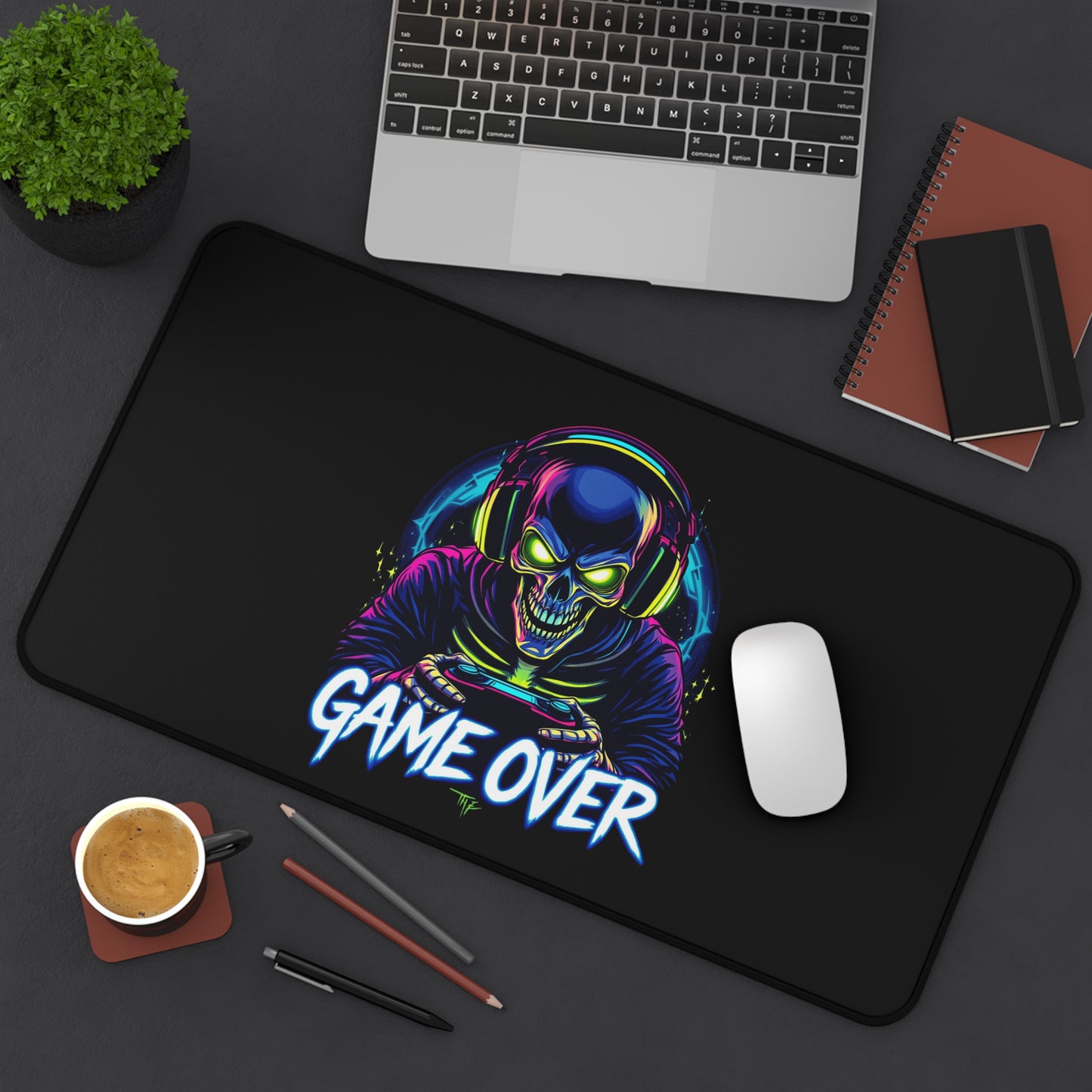 Game Over Themed Desk Mat