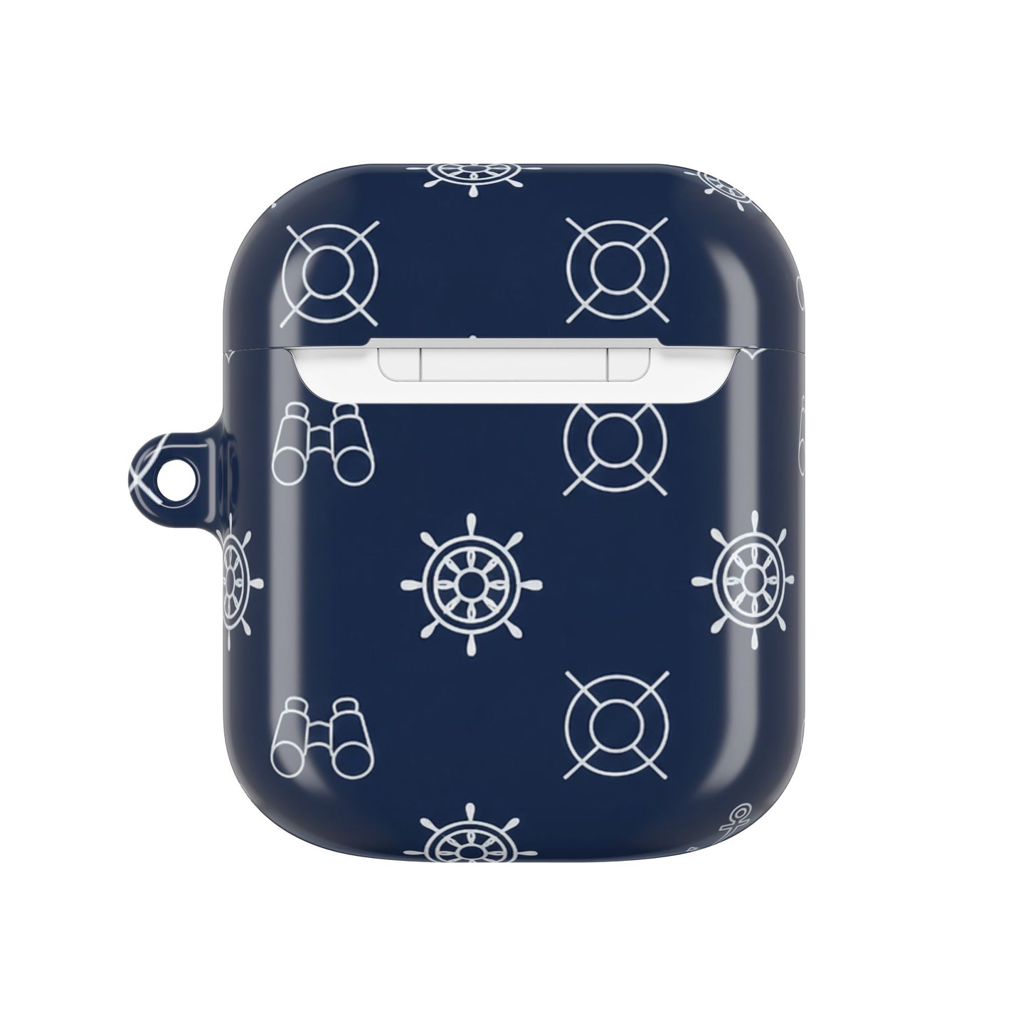 Nautical-Inspired Sleek AirPod Case — Stylish Marine Design for Music Lovers