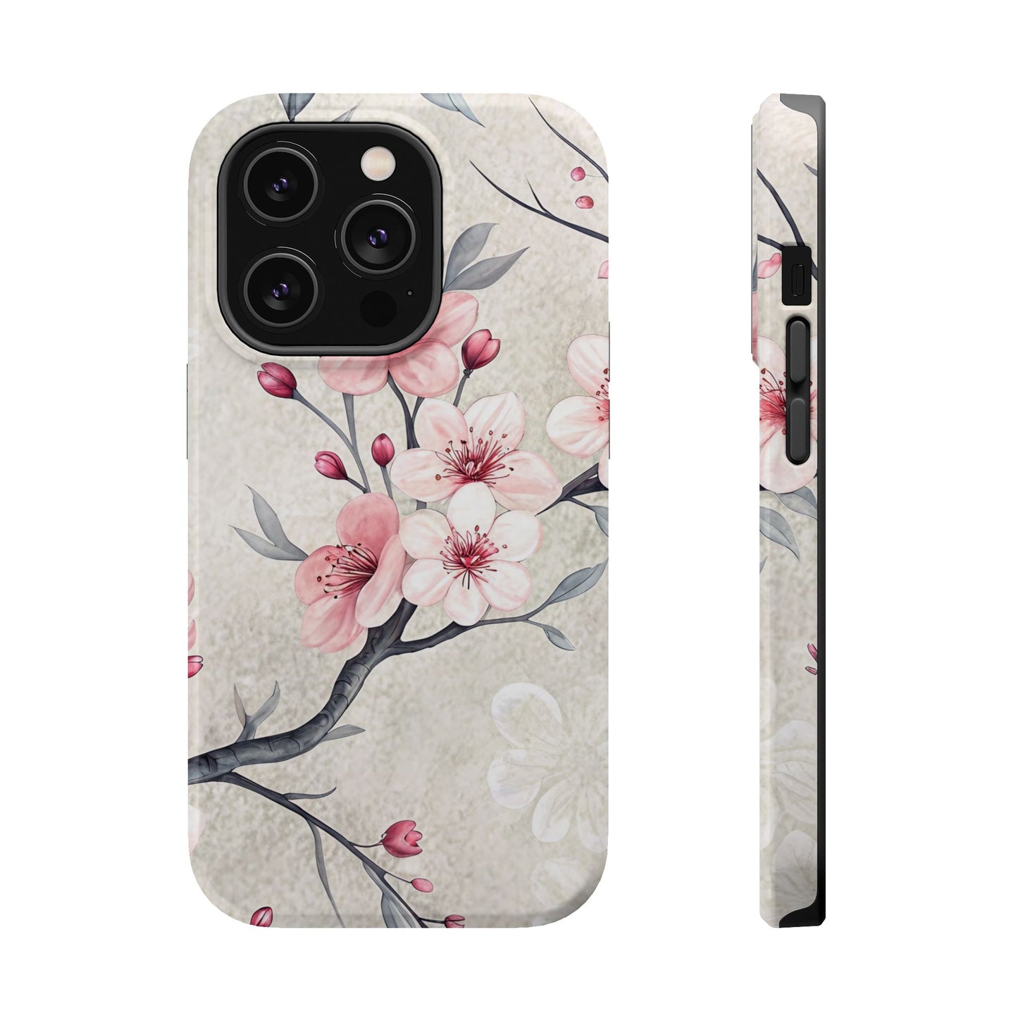 Japanese Cherry Blossom Magnetic iPhone Tough Cases