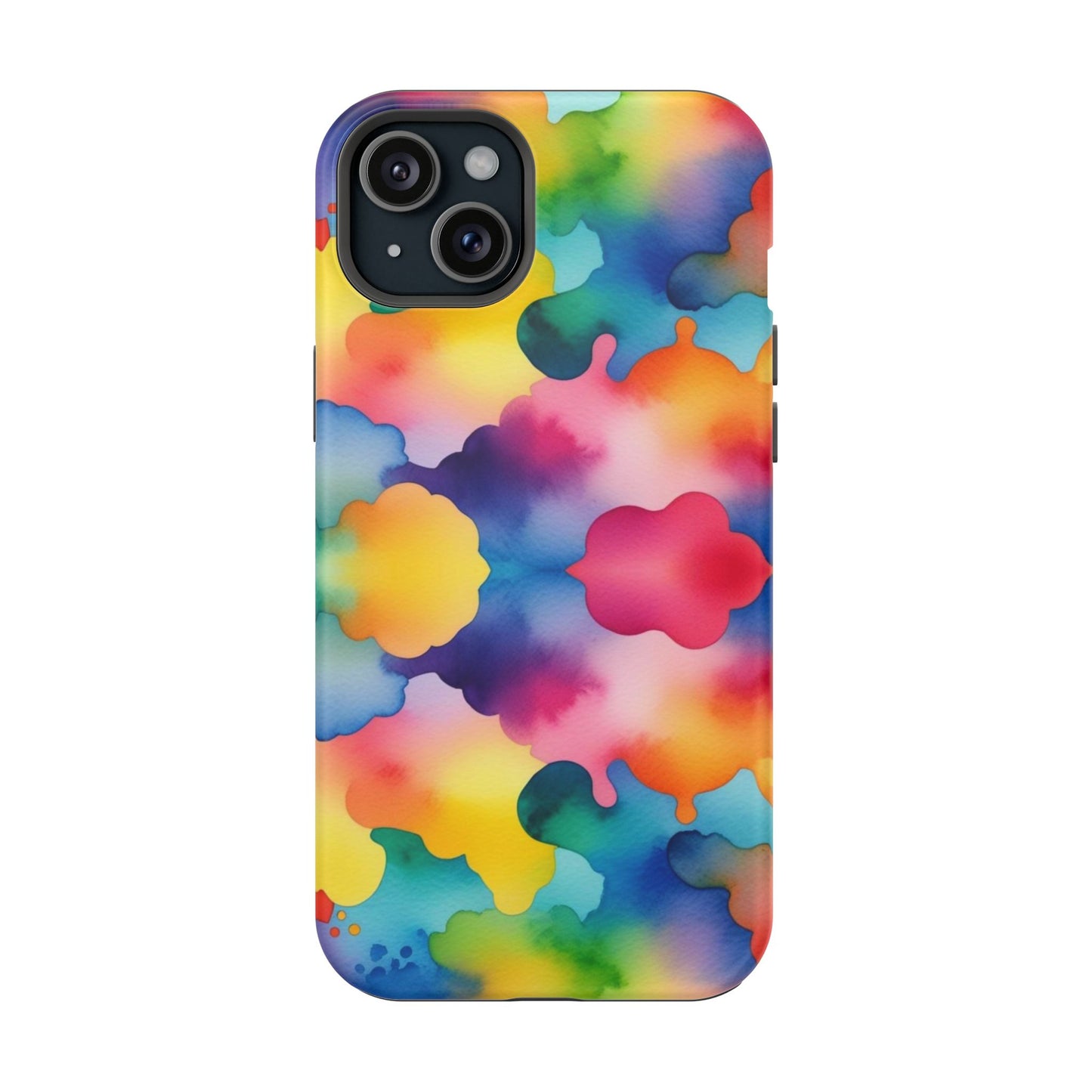 Watercolor Rainbow Clouds iPhone Tough Case