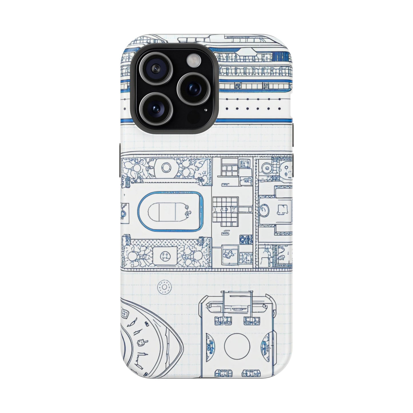 Cruise Ship Design Inspired iPhone Tough Case
