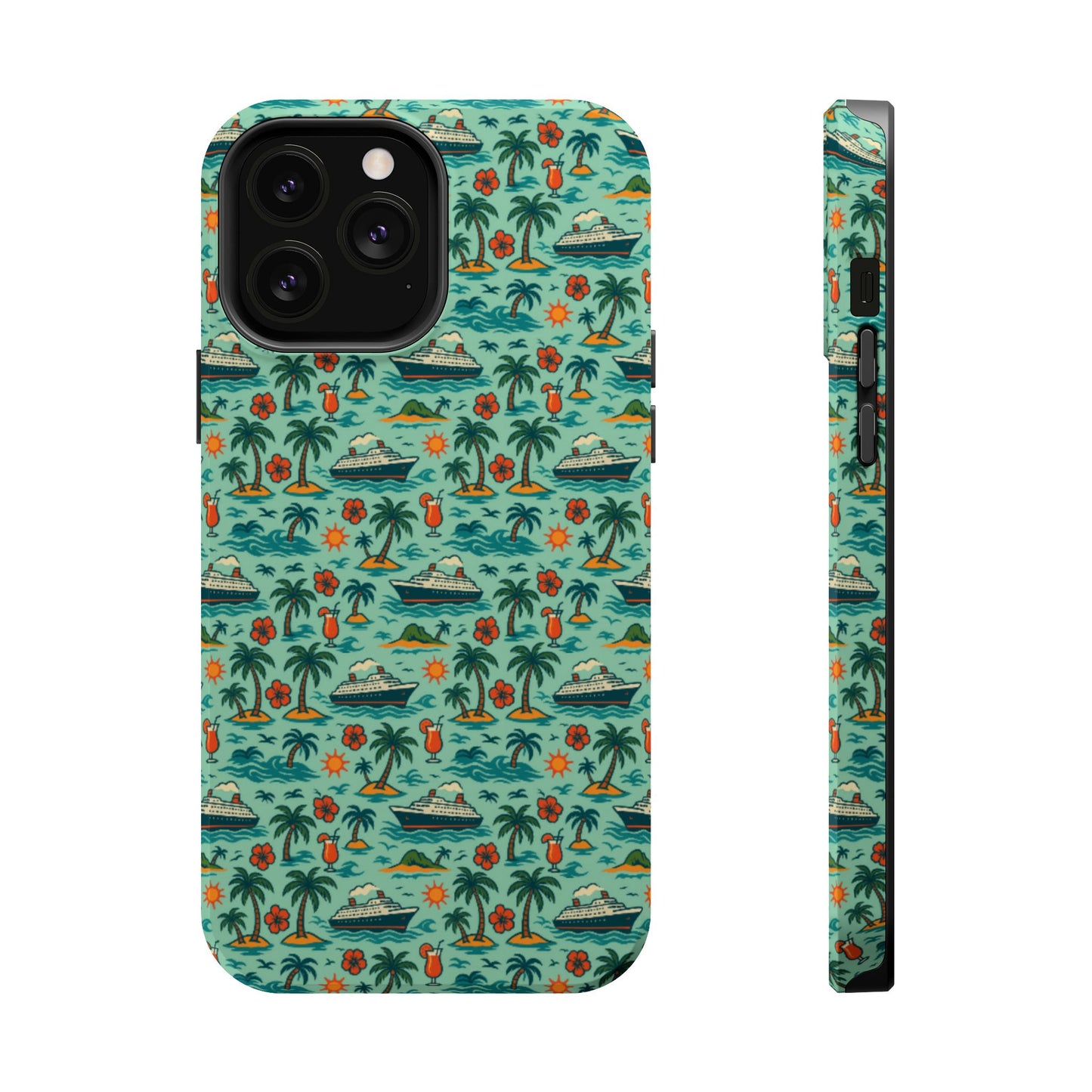Tropical Cruise Tough iPhone Case