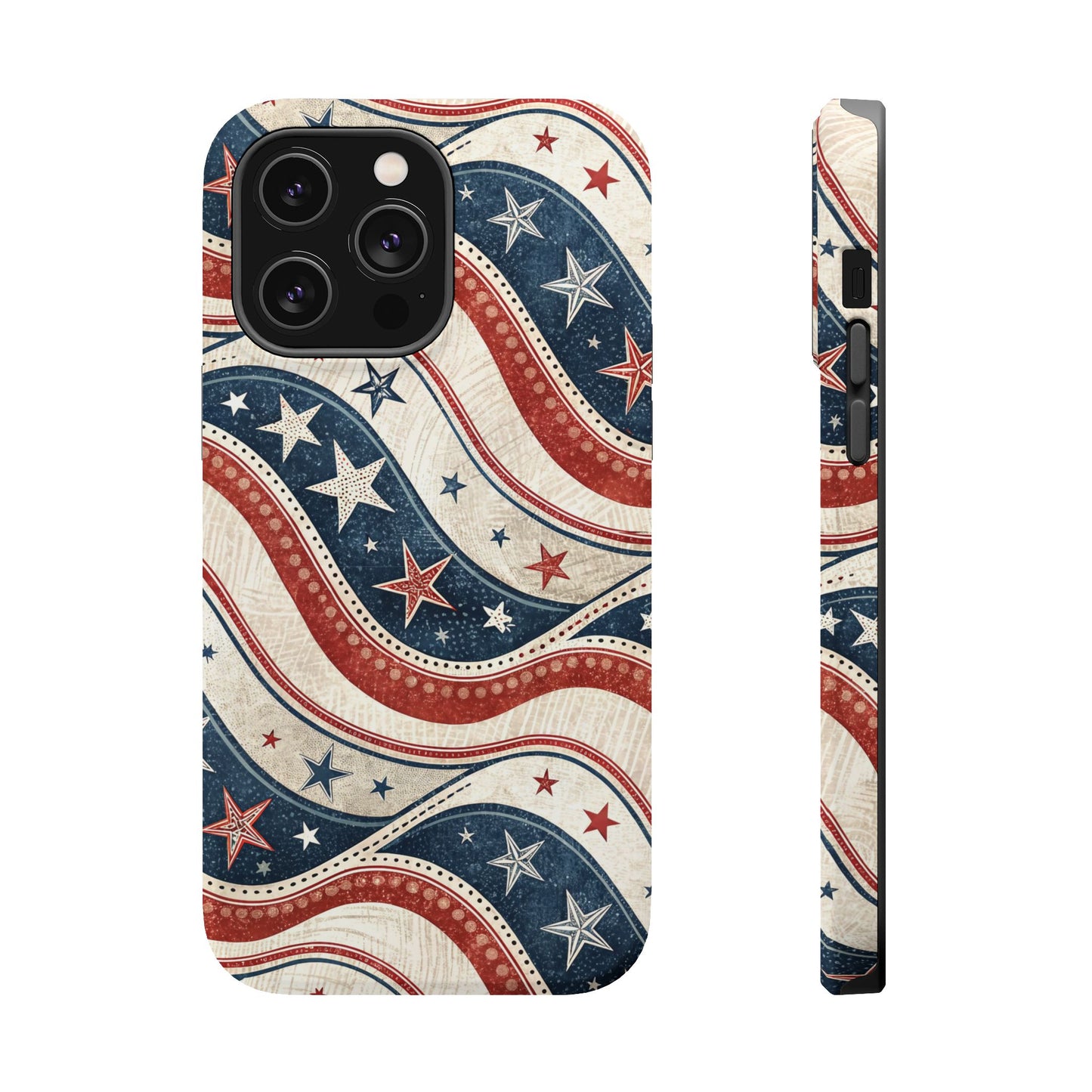 Vintage Patriotic Inspired Ribbon iPhone Case