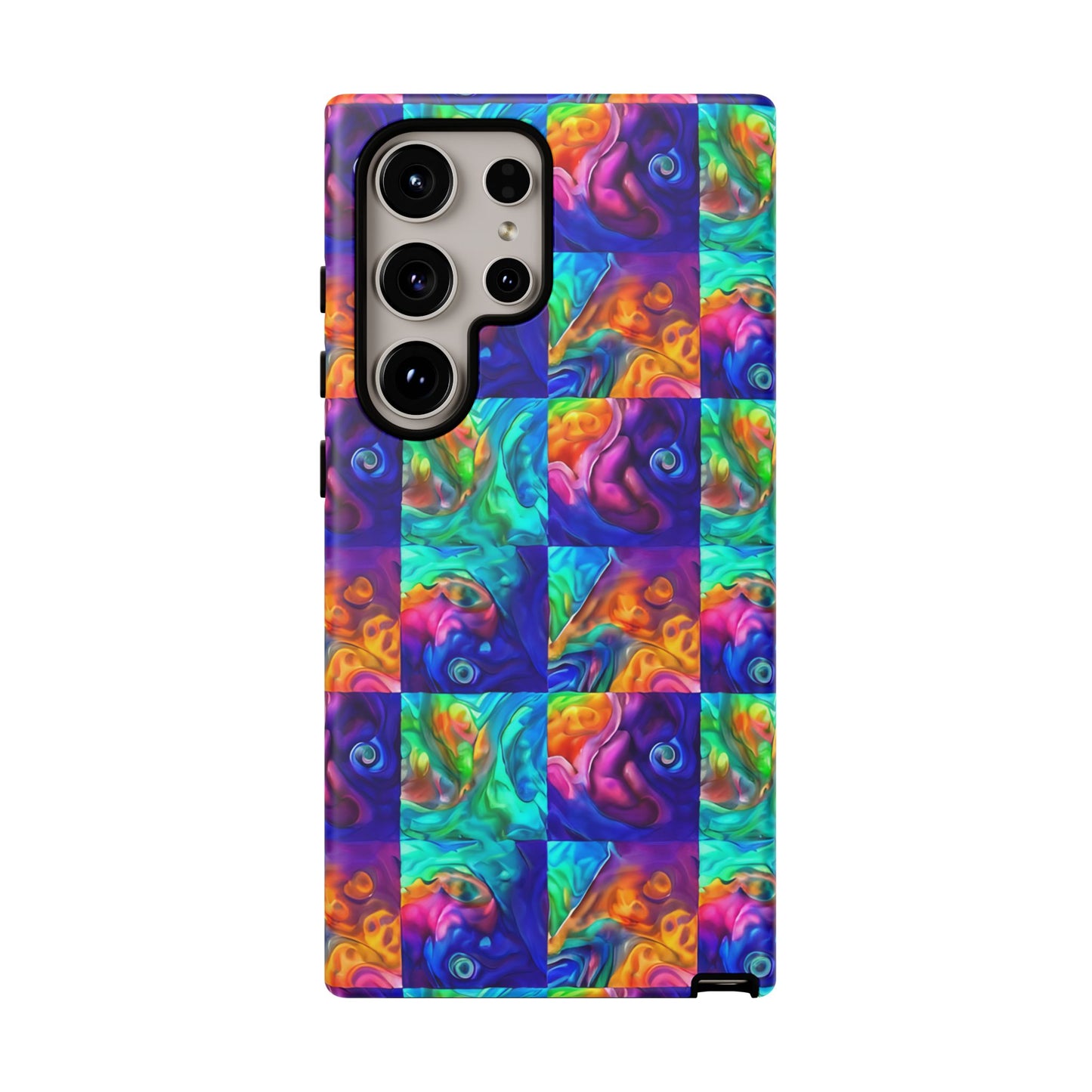 Abalone Swirl Samsung Phone Case — Glowing Shell Design