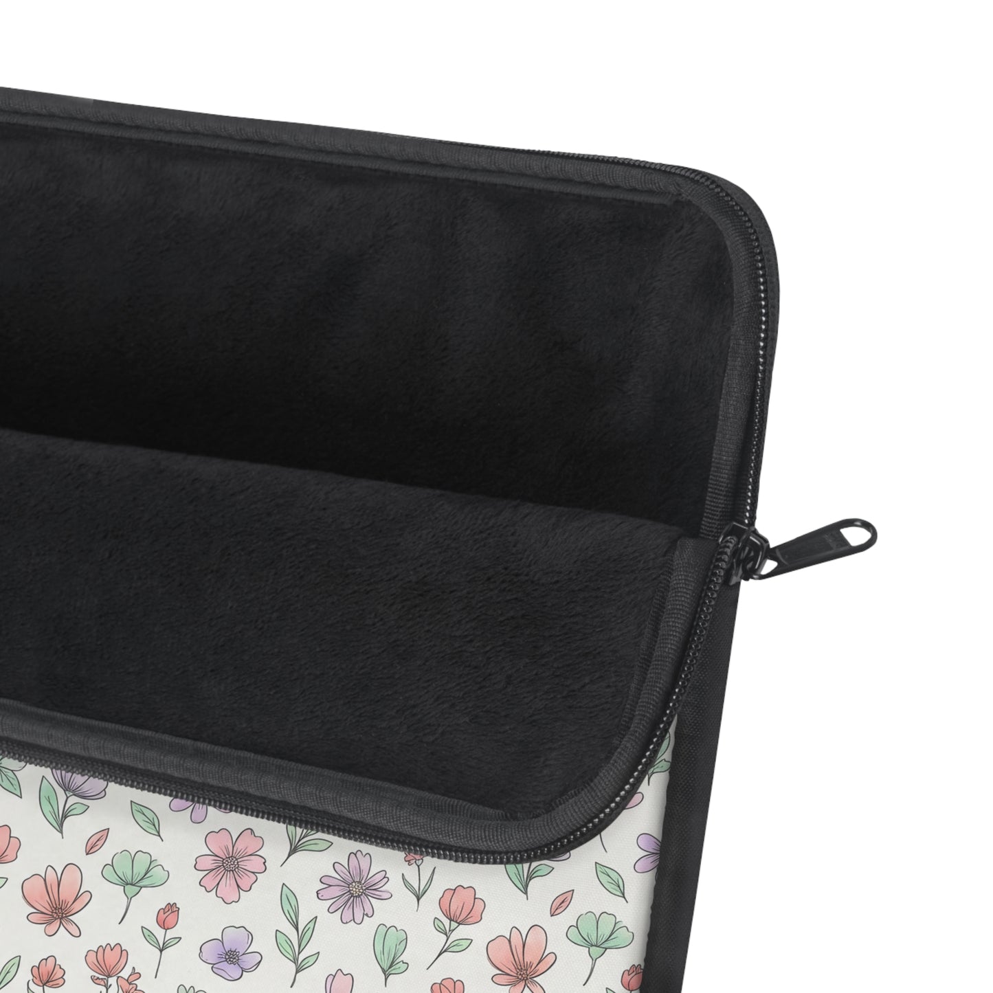 Floral Art Laptop Sleeve — Artistic Botanical Laptop Case