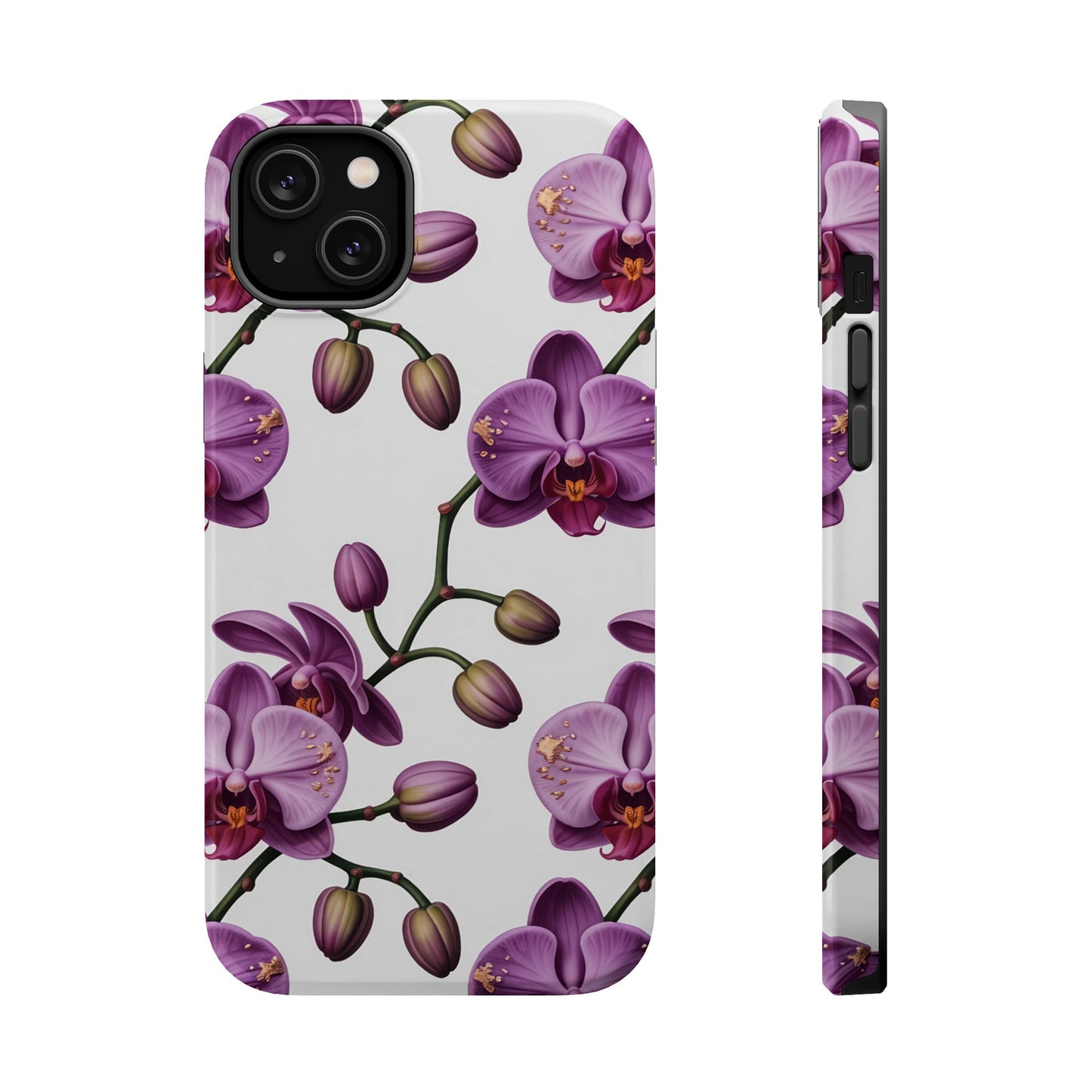 Purple Orchid Design iPhone Tough Case