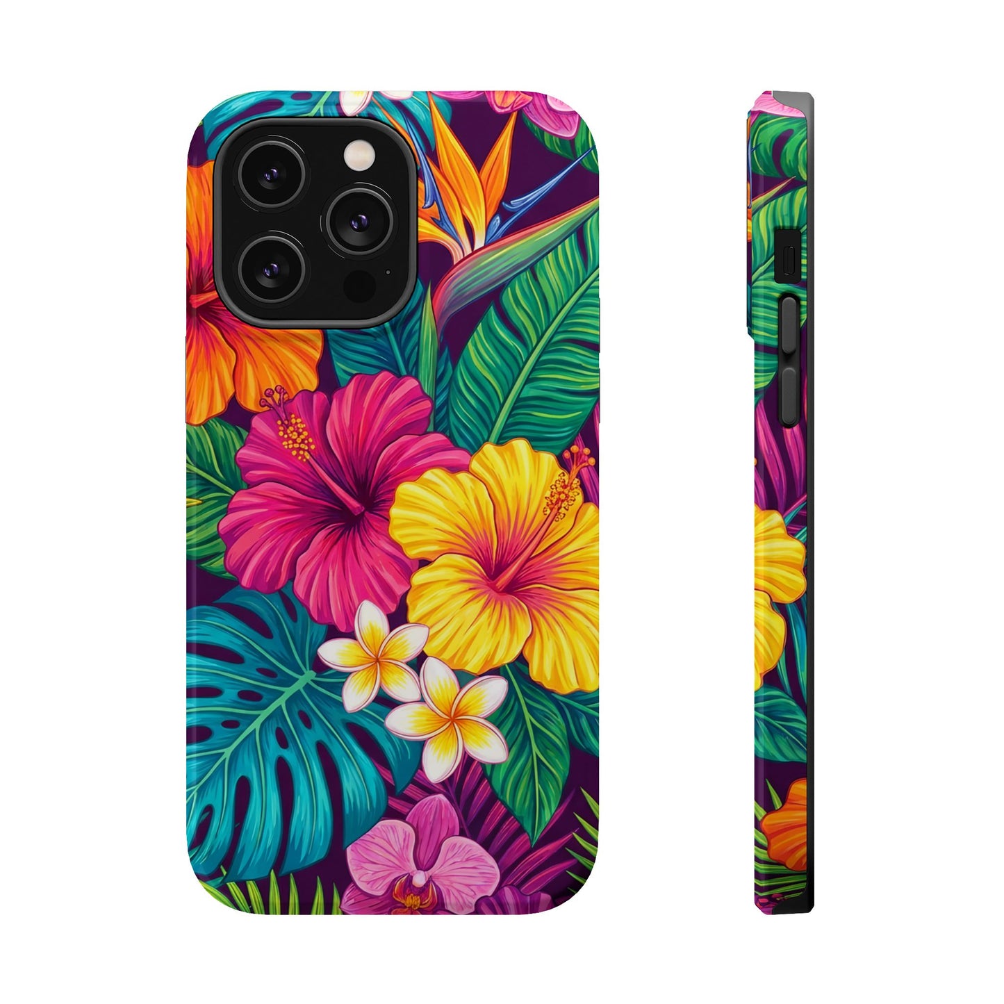 Vibrant Tropical iPhone Tough Case — Magnetic Impact-Resistant