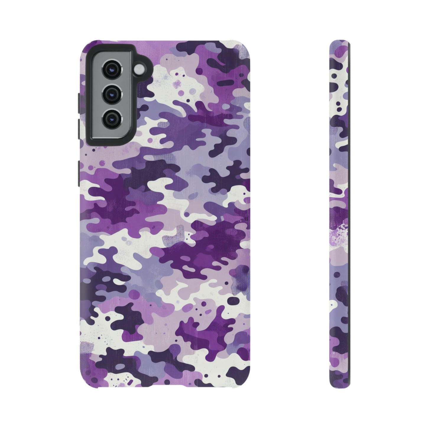 Purple Camouflage Samsung Phone Case
