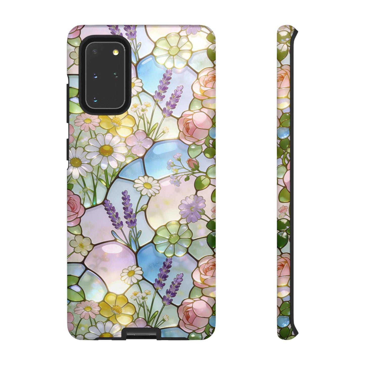 Floral Stained Glass Samsung Phone Case — Tough Cases