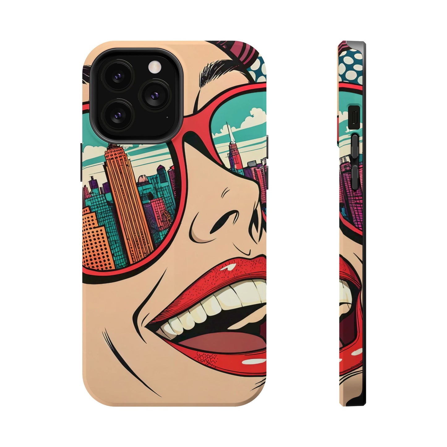 City View Pop Art Design iPhone Tough Case