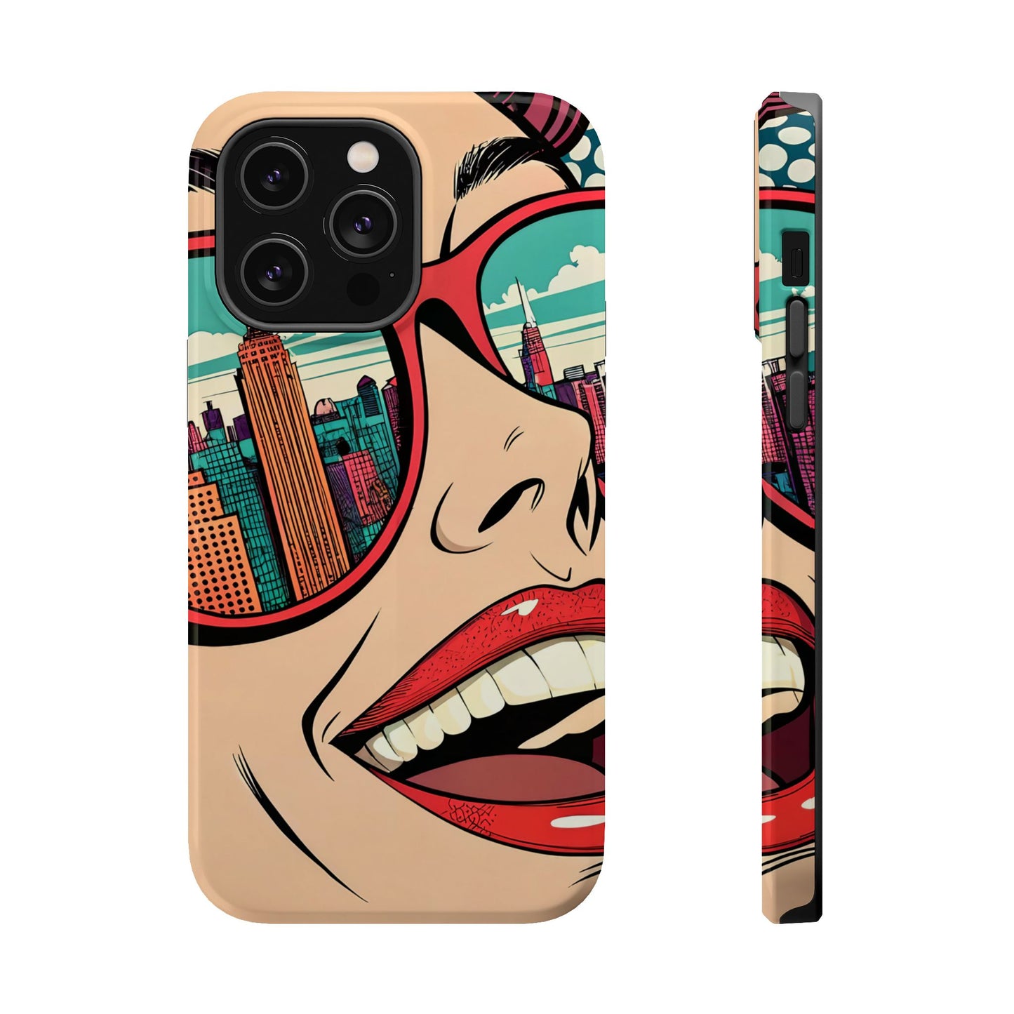 City View Pop Art Design iPhone Tough Case