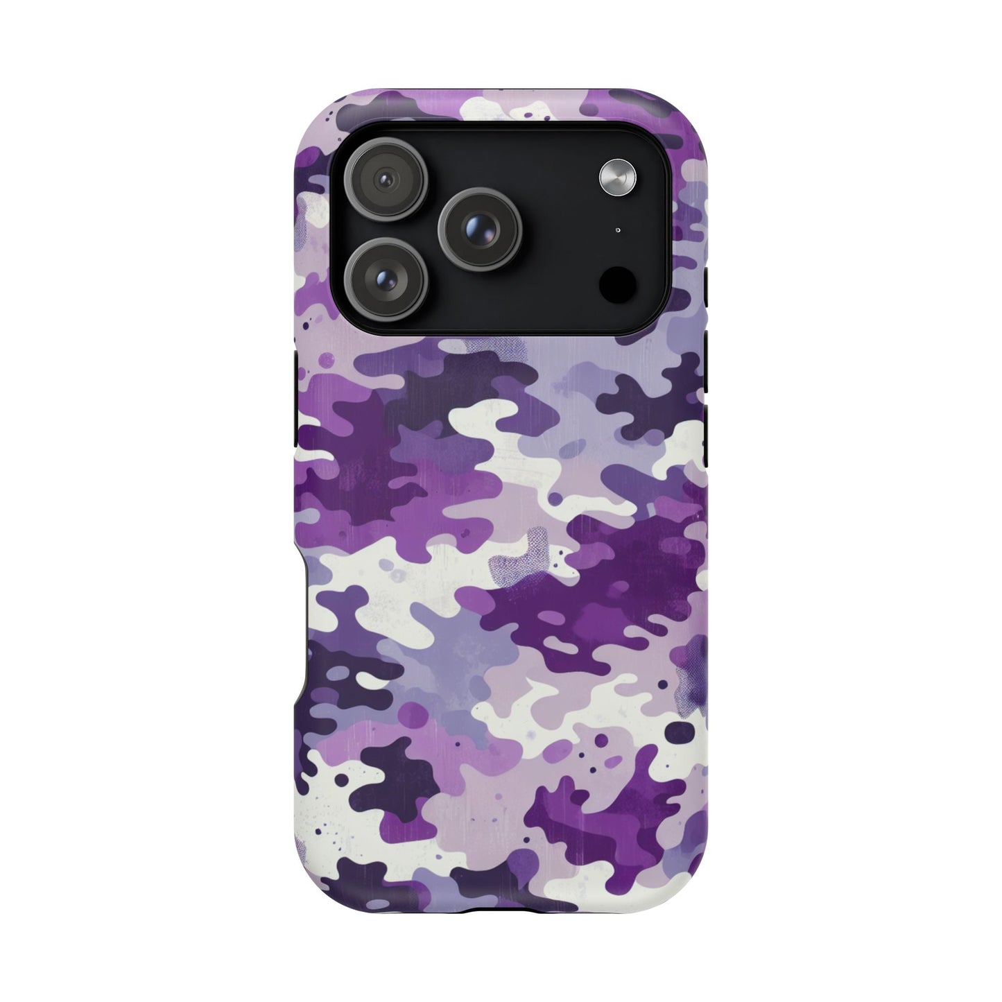 Purple Camouflage Design iPhone Tough Case -