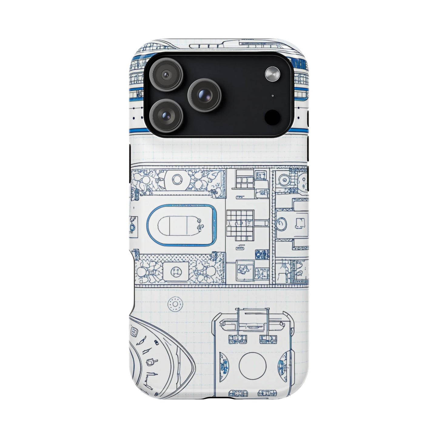 Cruise Ship Design Inspired iPhone Tough Case