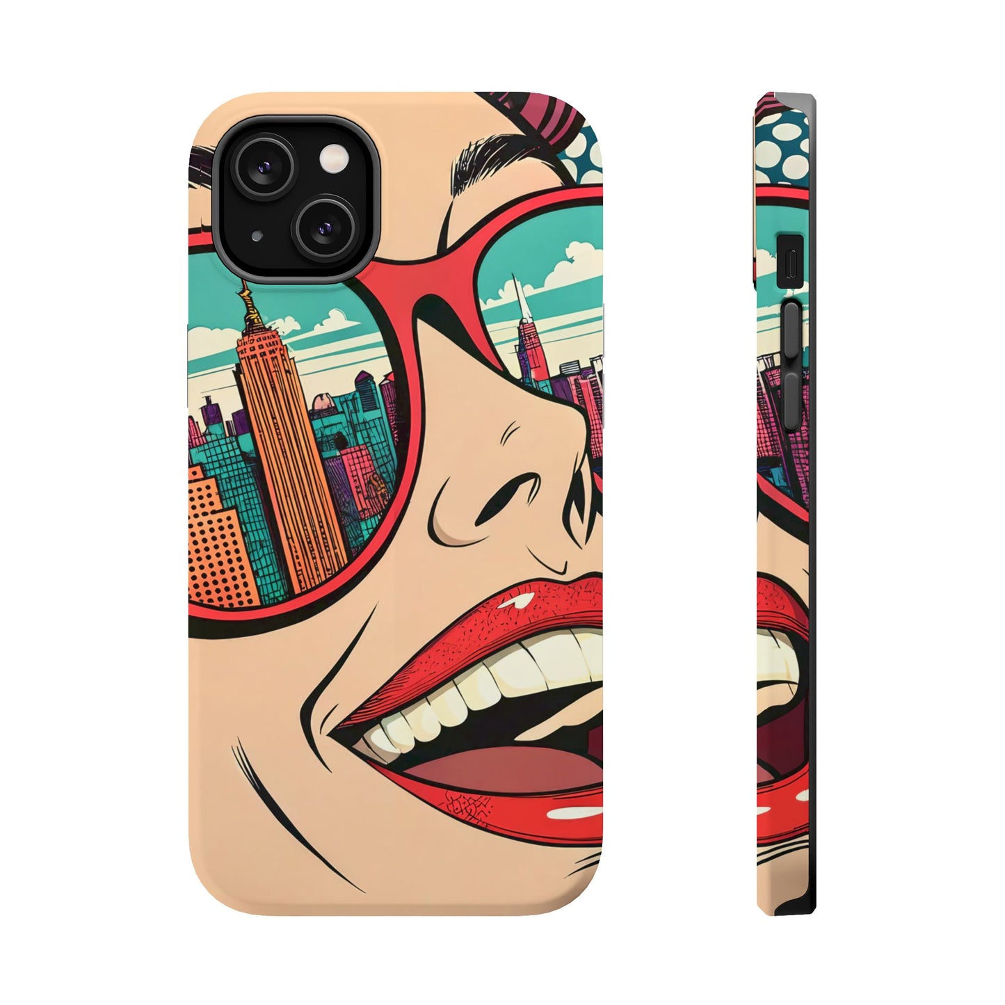 City View Pop Art Design iPhone Tough Case