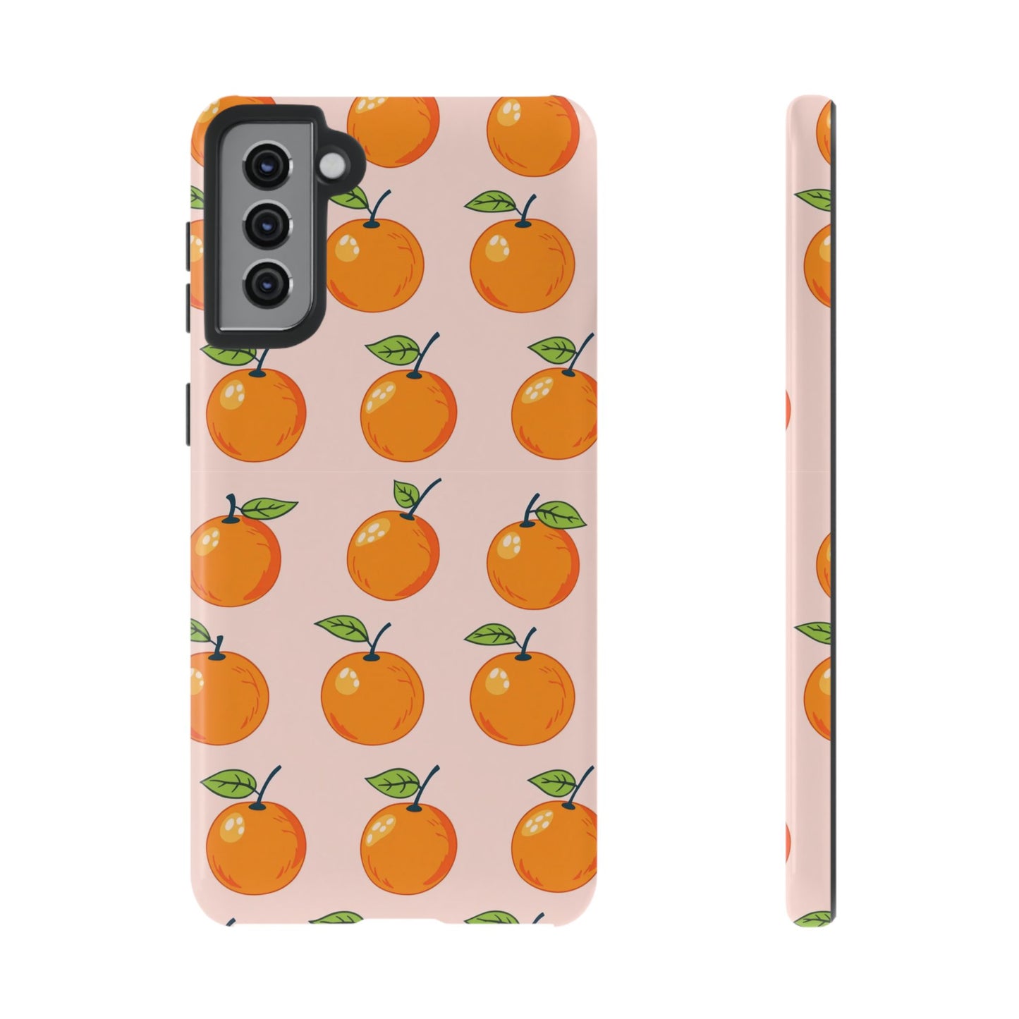 Orange Fruit Design Samsung Tough Phone Case