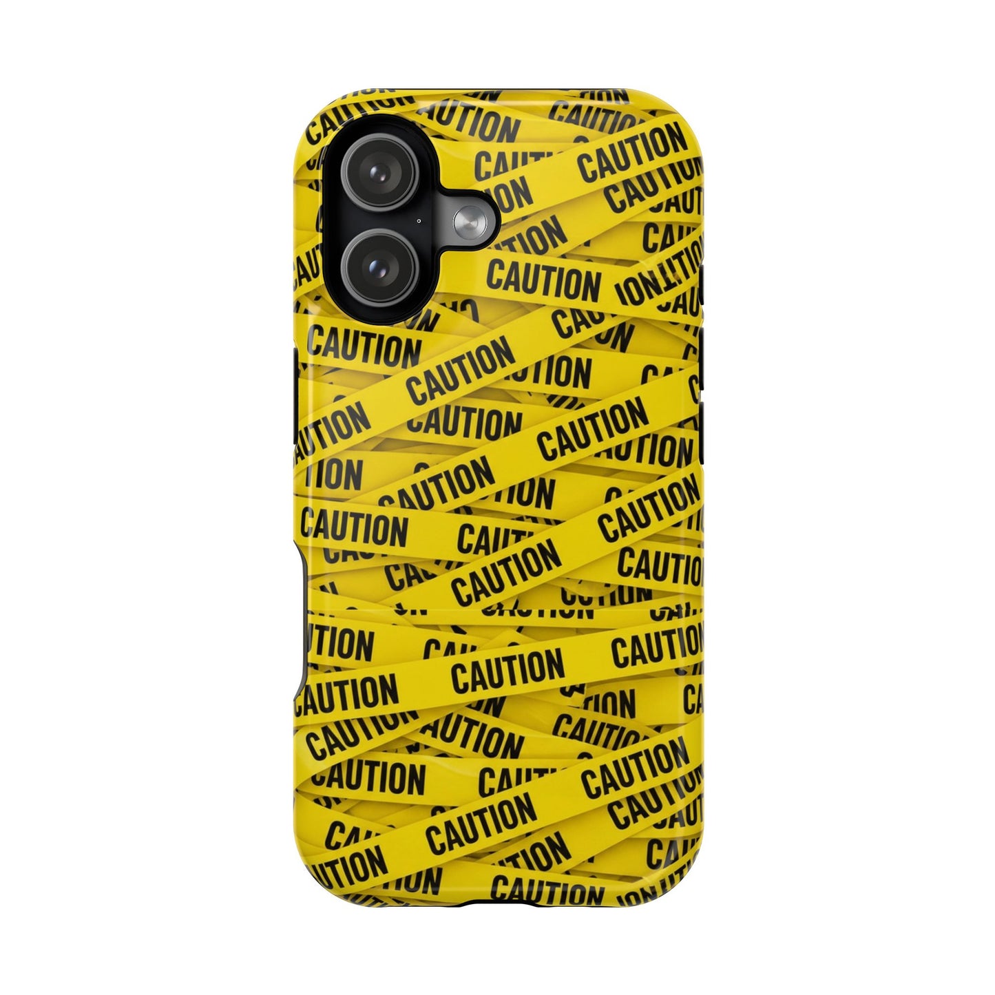 iPhone Tough Case - Caution Tape Design